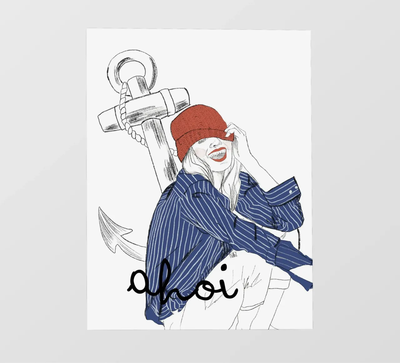 say ahoi pellicola backlit da Nathys_illustration