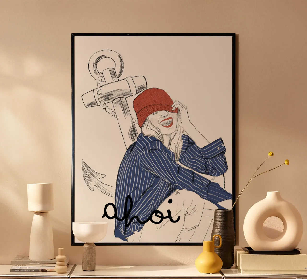 say ahoi poster da Nathys_illustration