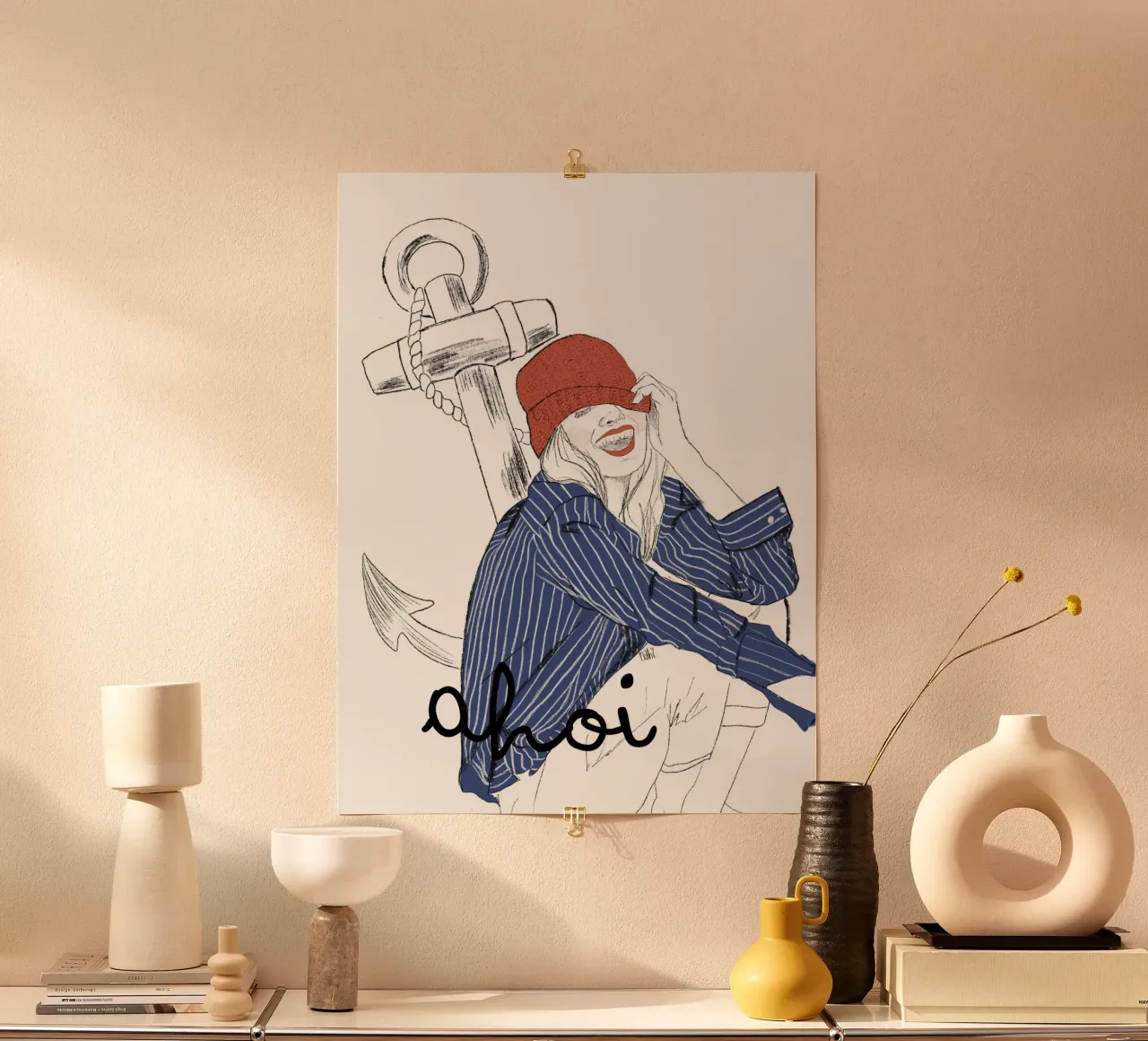 say ahoi poster da Nathys_illustration
