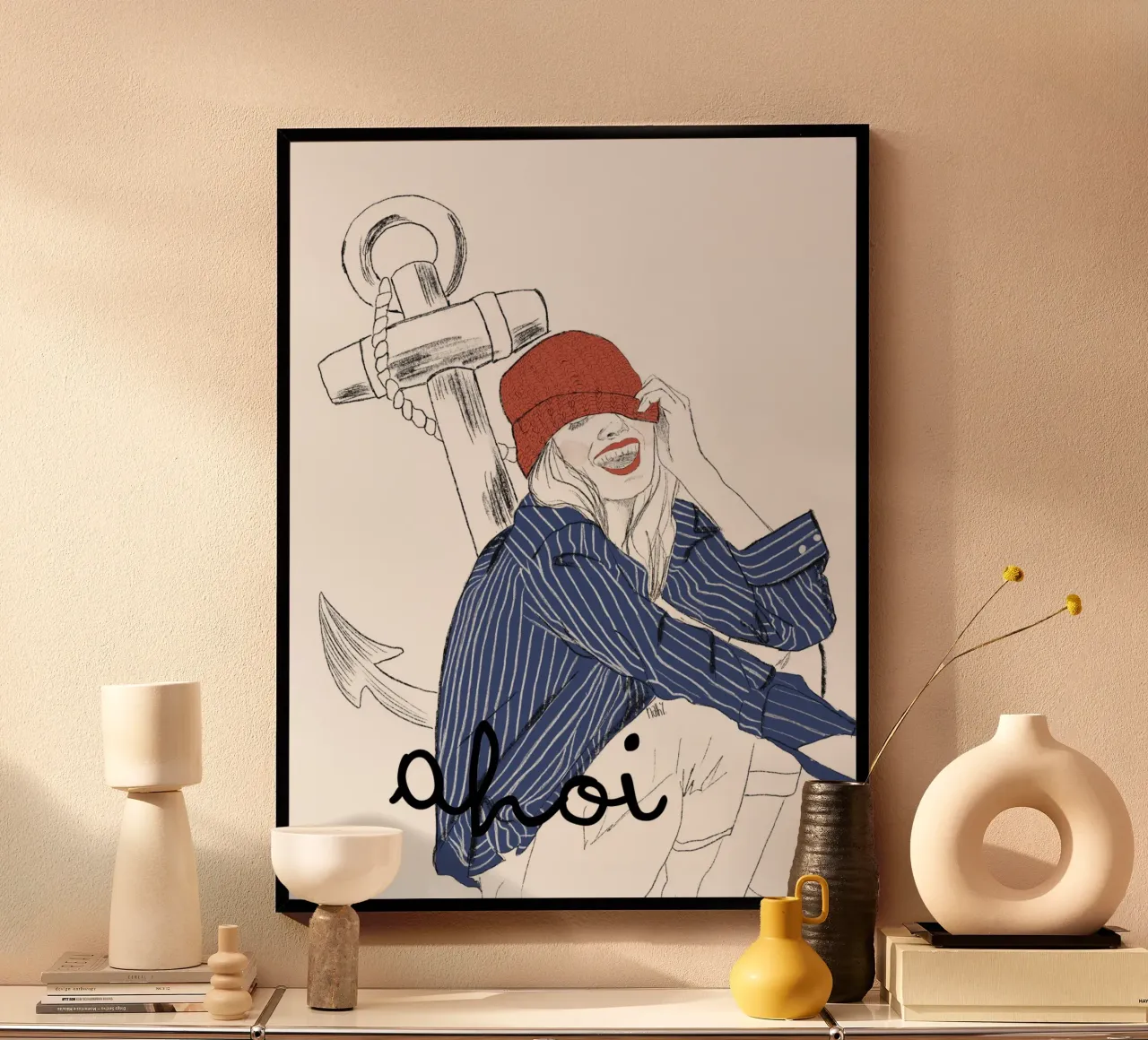 say ahoi poster da Nathys_illustration