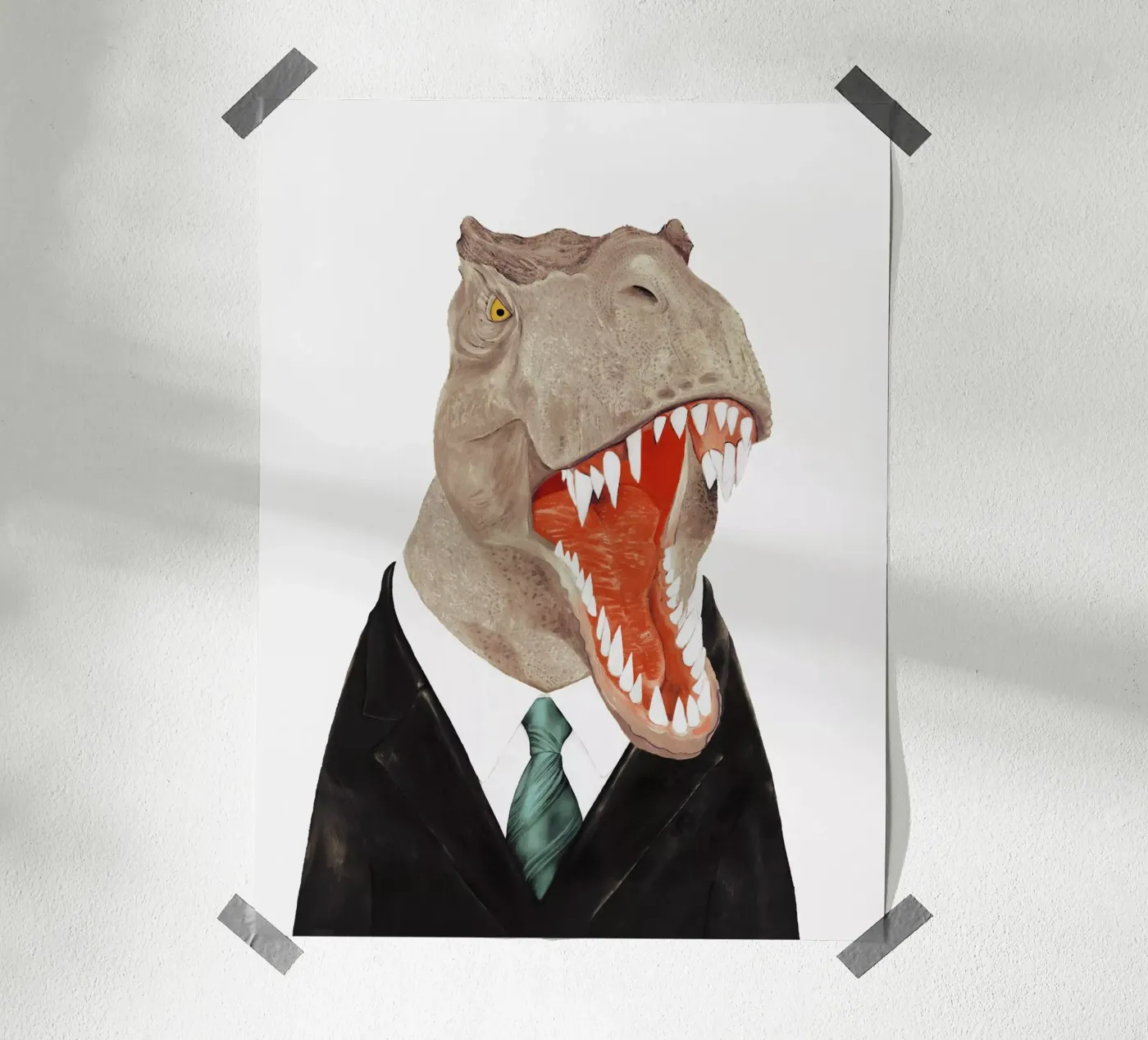 T-Rex Poster von Animal Crew
