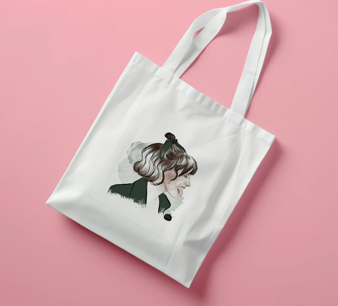 be kind, be different, be you borsa in juta da Nathys_illustration
