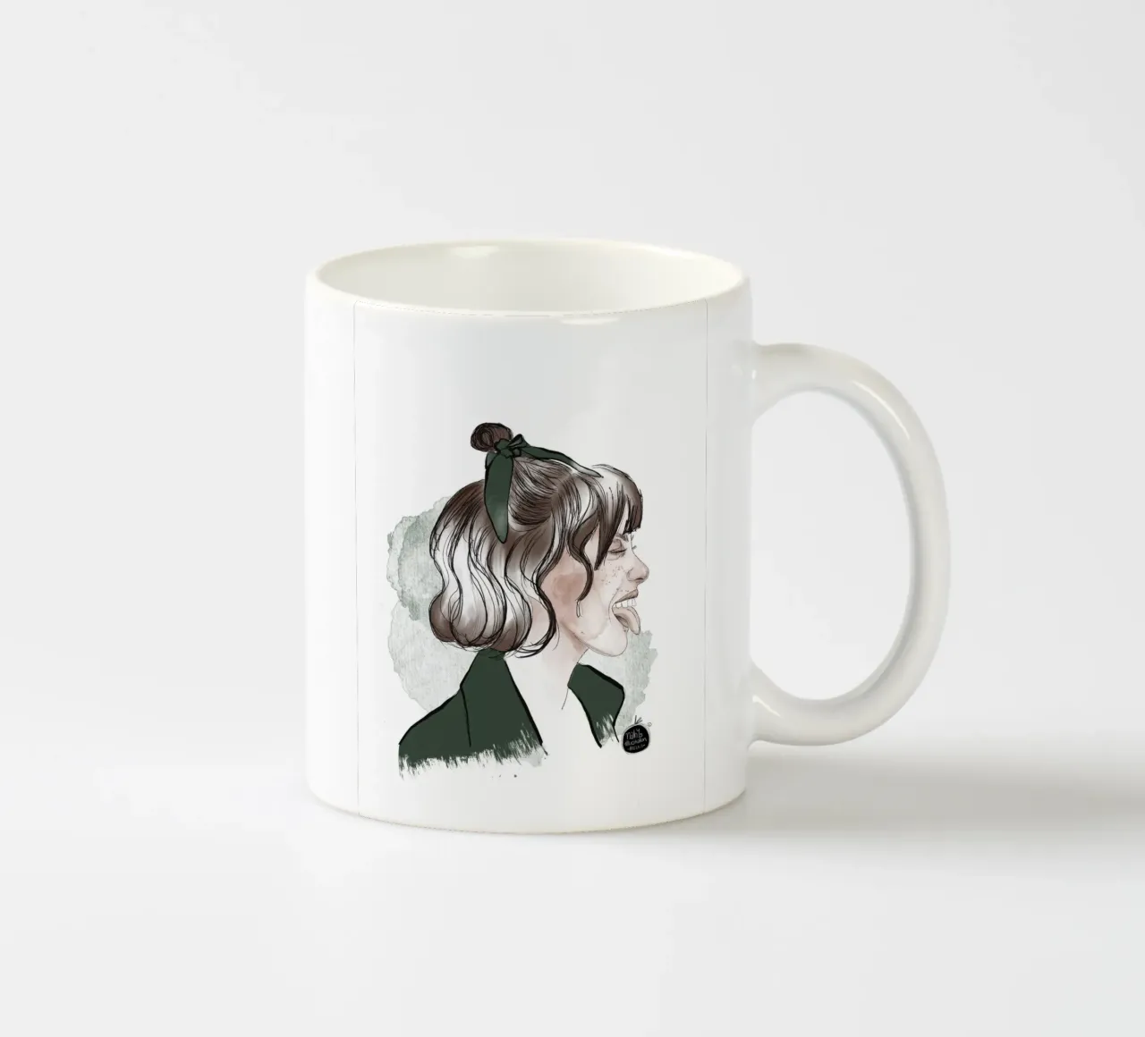 be kind, be different, be you tazza in ceramica da Nathys_illustration