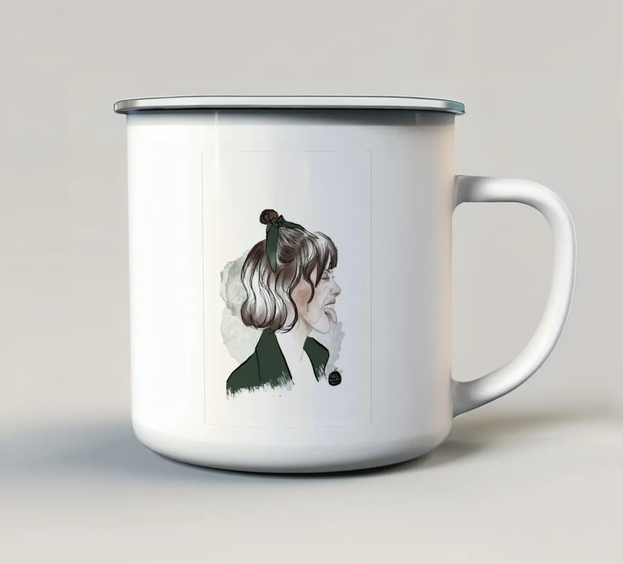 be kind, be different, be you tazza in smalto da Nathys_illustration