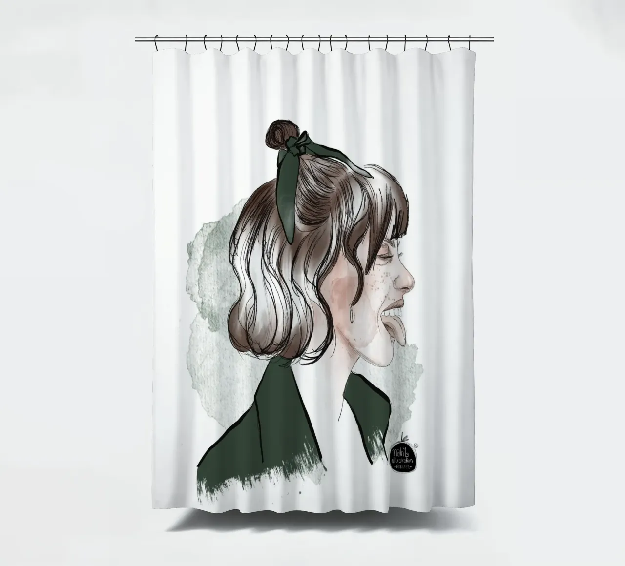 be kind, be different, be you tenda da doccia da Nathys_illustration