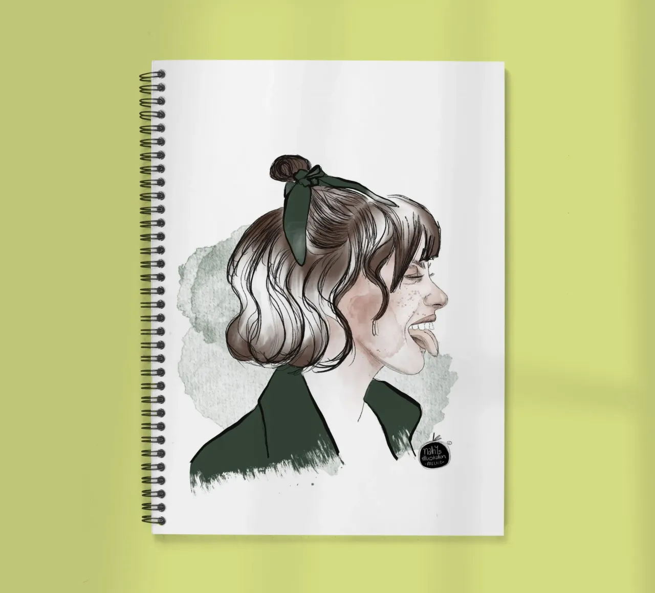 be kind, be different, be you carnet à spirale de Nathys_illustration