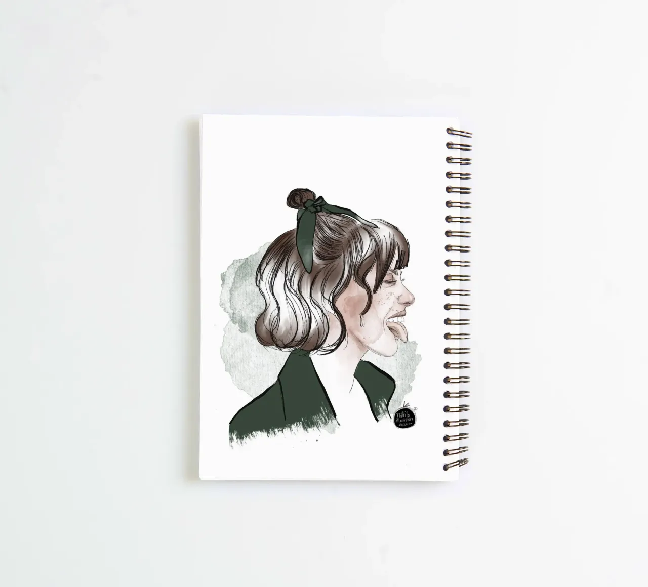 be kind, be different, be you carnet à spirale de Nathys_illustration