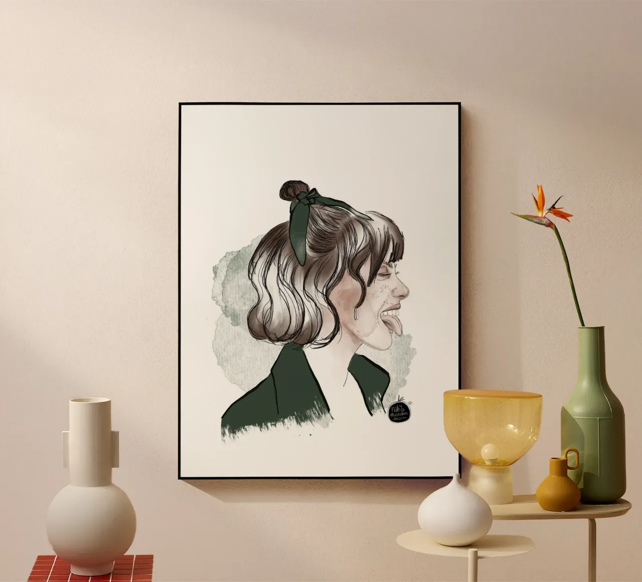 be kind, be different, be you plexiglass da Nathys_illustration