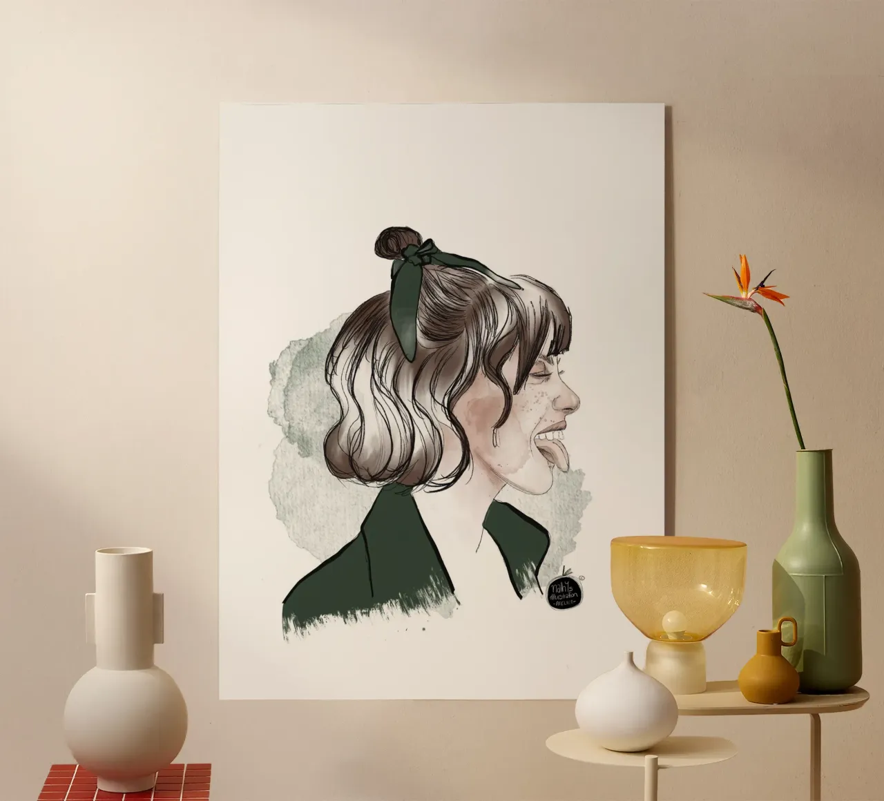 be kind, be different, be you plexiglass da Nathys_illustration
