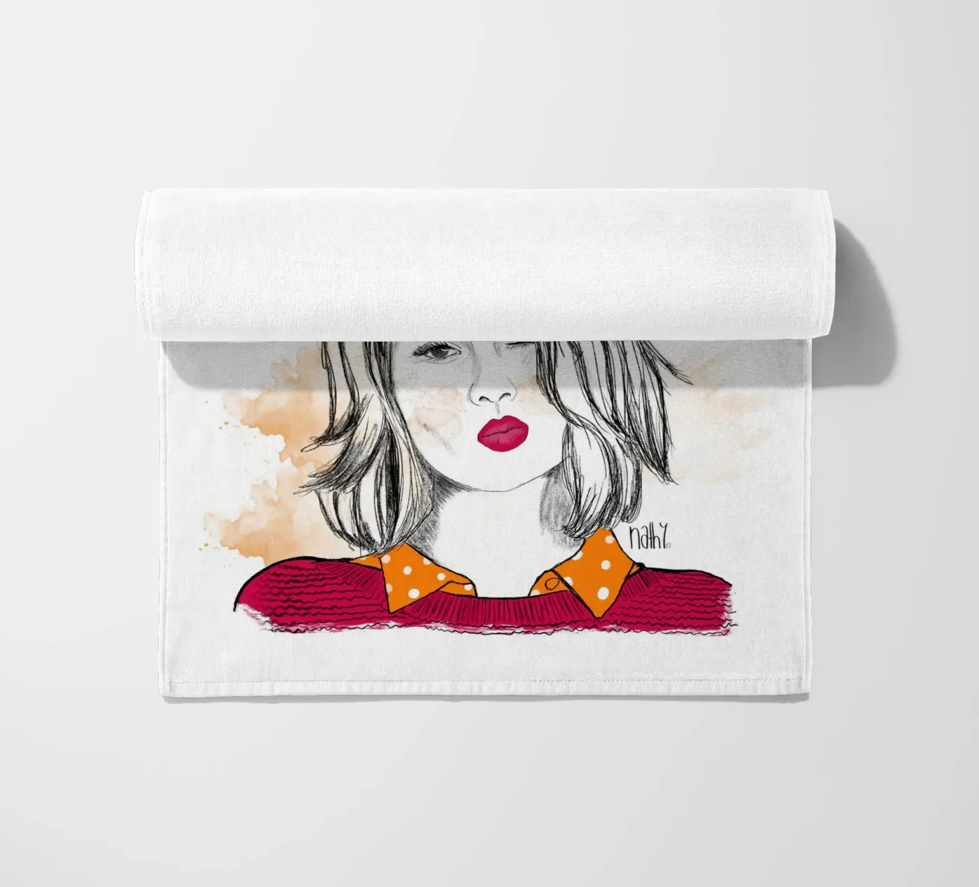 Miss easter bunny telo mare da Nathys_illustration