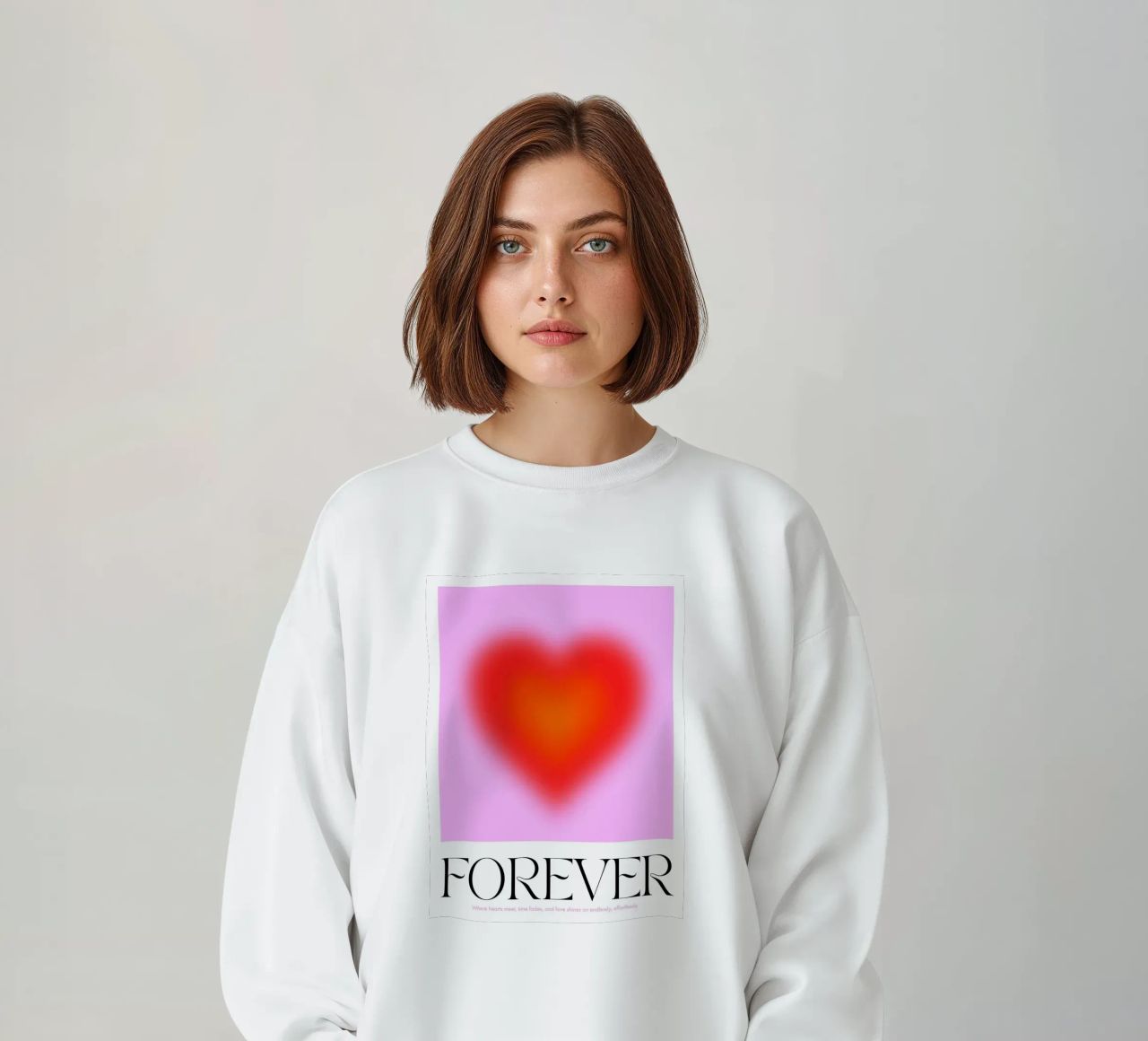 L'AMOUR ÉTERNEL sweat de Dominique Vari Words