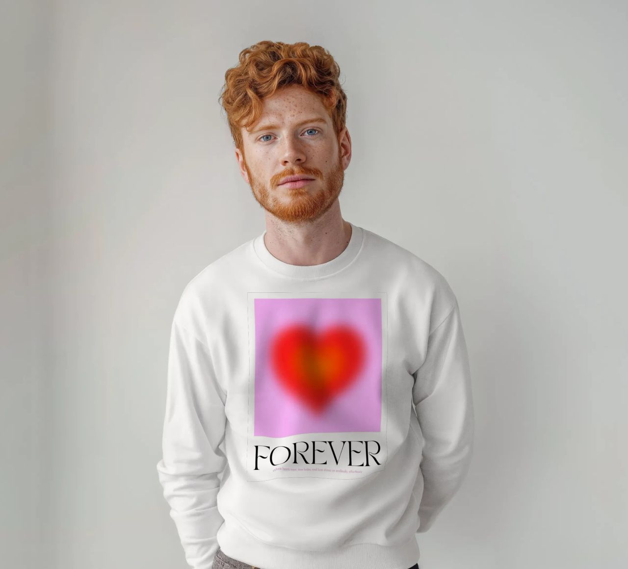 L'AMOUR ÉTERNEL sweat de Dominique Vari Words