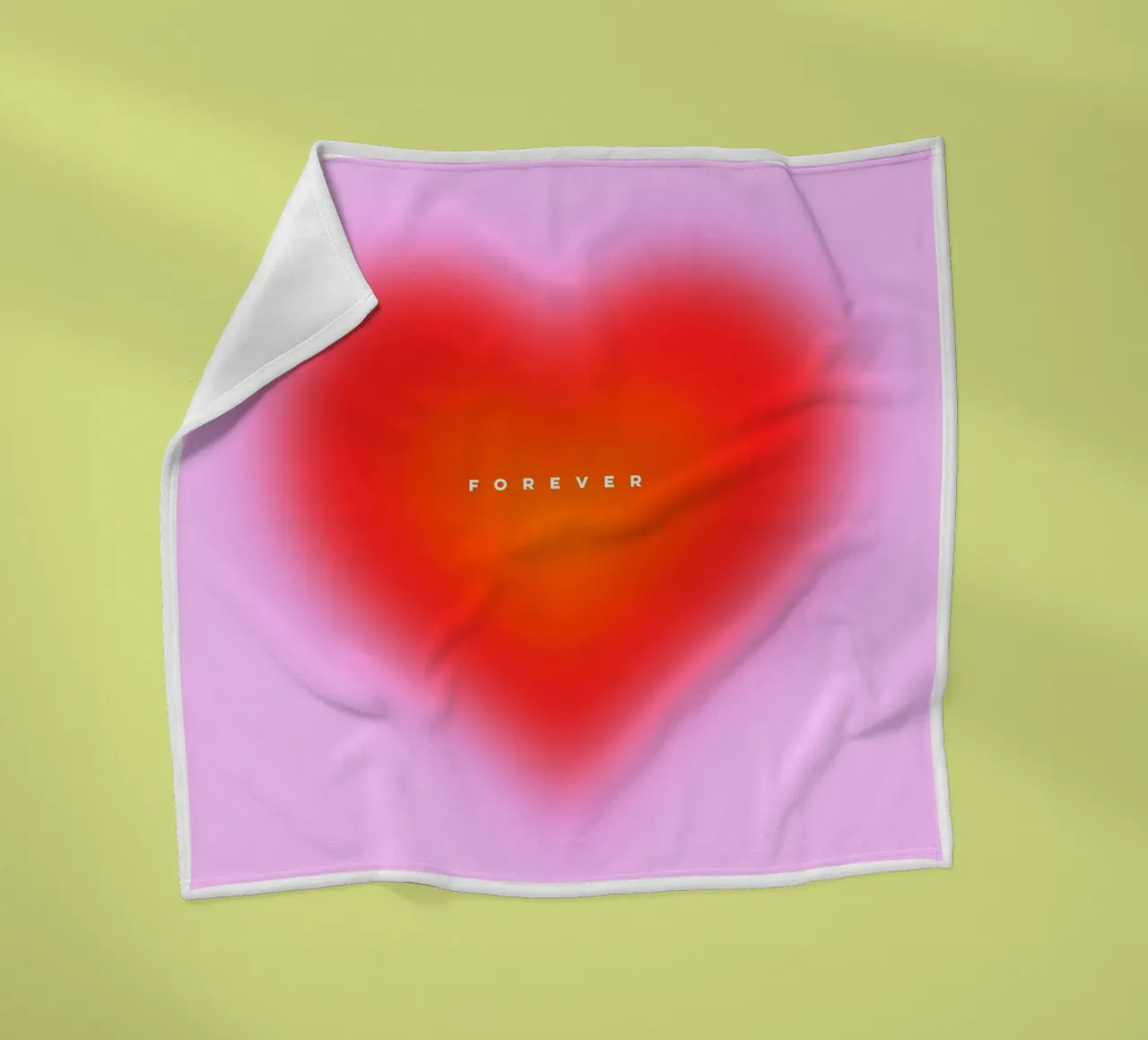FÜR IMMER LIEBE Fleecedecke von Dominique Vari Words