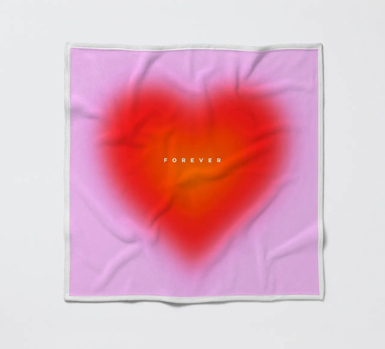 FÜR IMMER LIEBE Fleecedecke von Dominique Vari Words