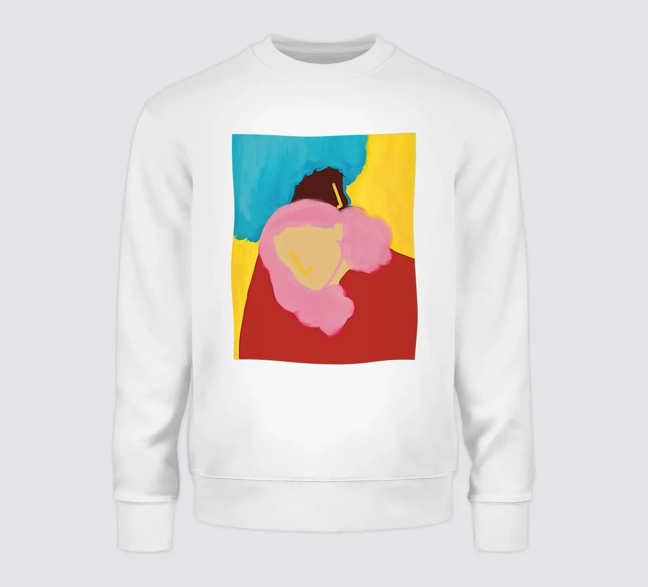 Due in rosso felpa da tainah negreiros