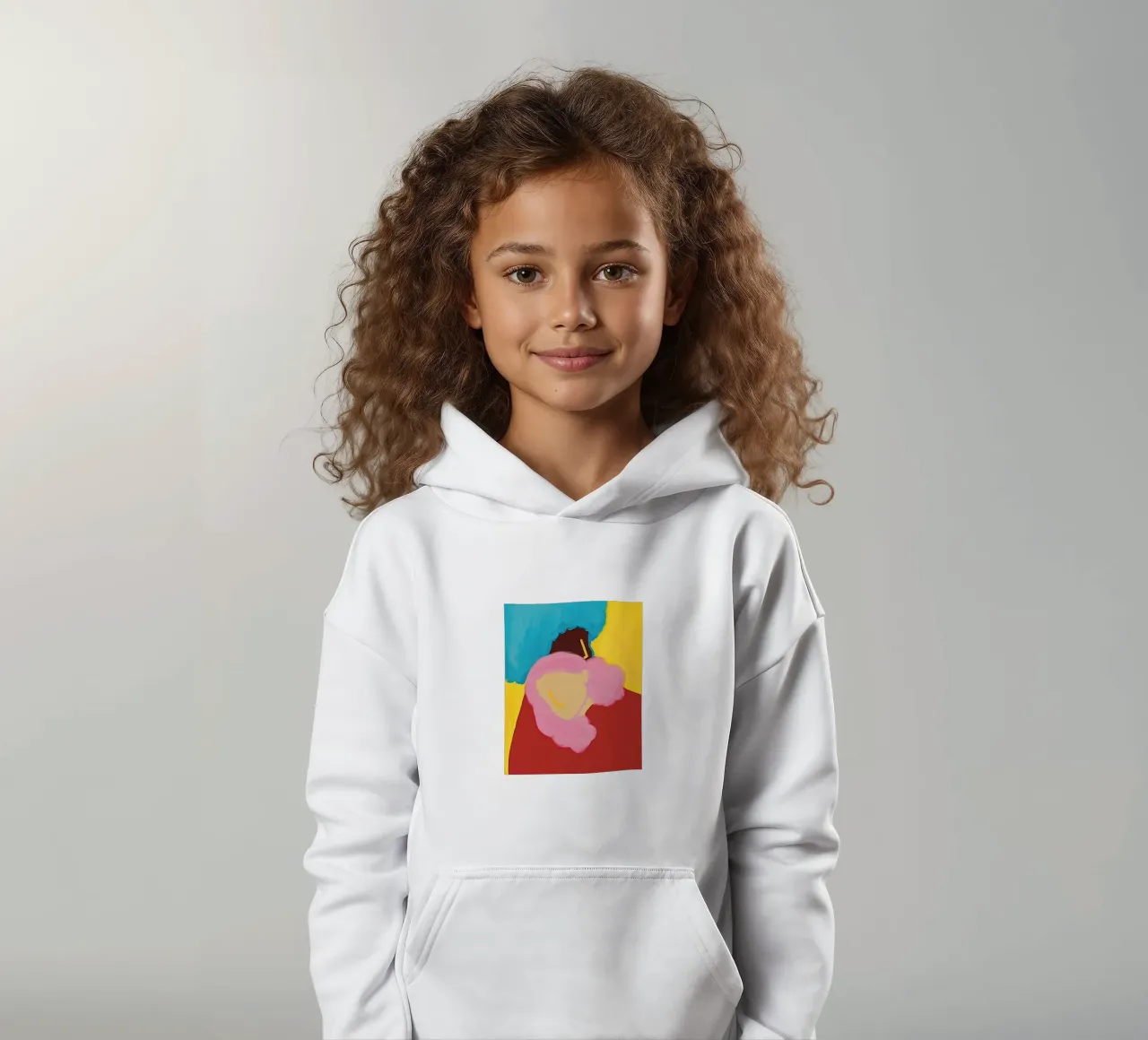 Due in rosso felpa bambino con cappuccio da tainah negreiros