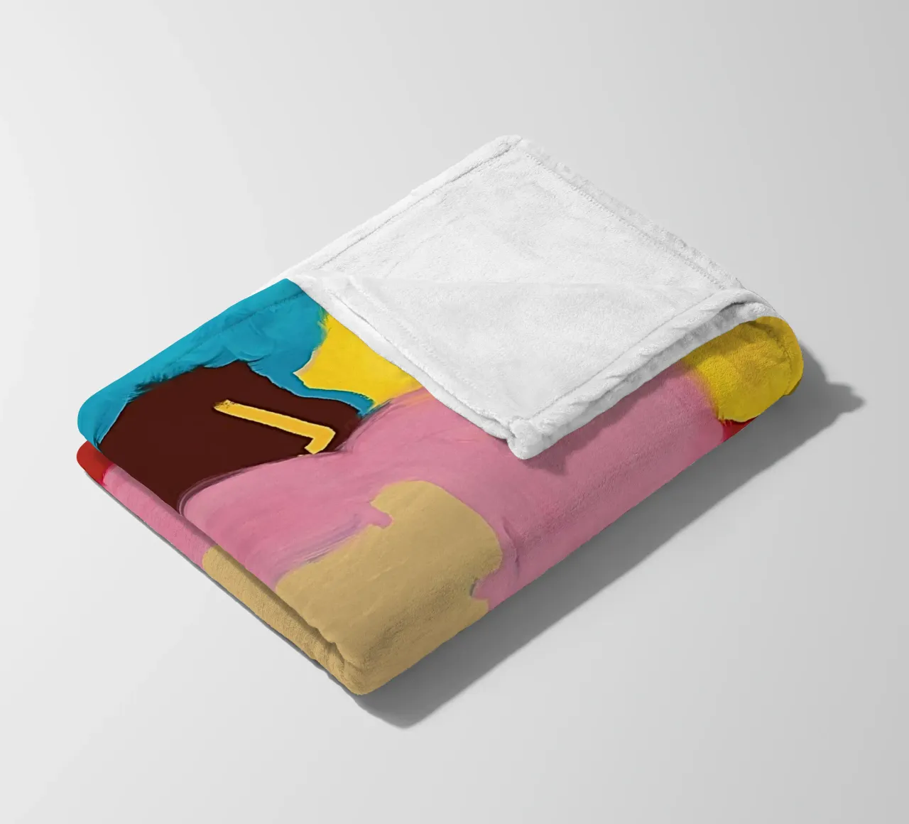Due in rosso coperta in pile da tainah negreiros