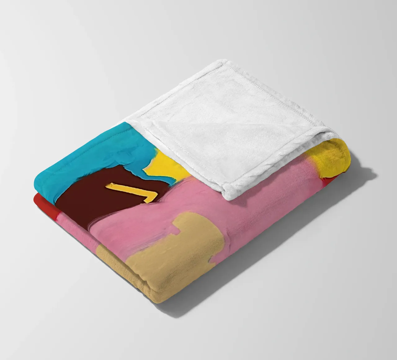 Due in rosso coperta in pile da tainah negreiros
