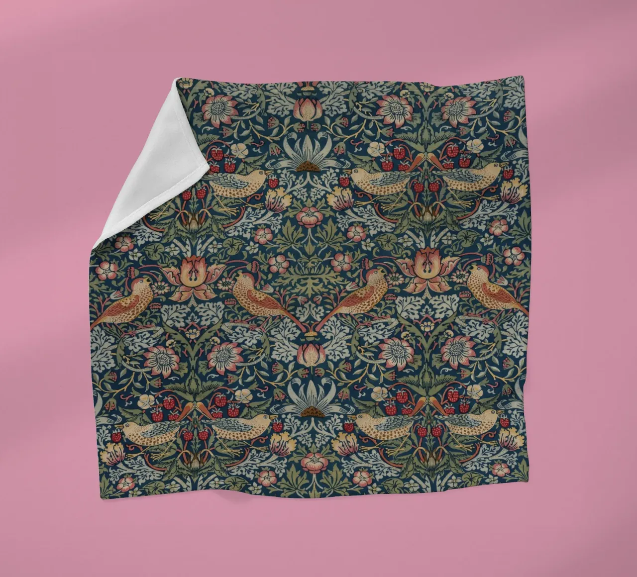William Morris - Cartamodello Ladro di fragole coperta in pile da William Store