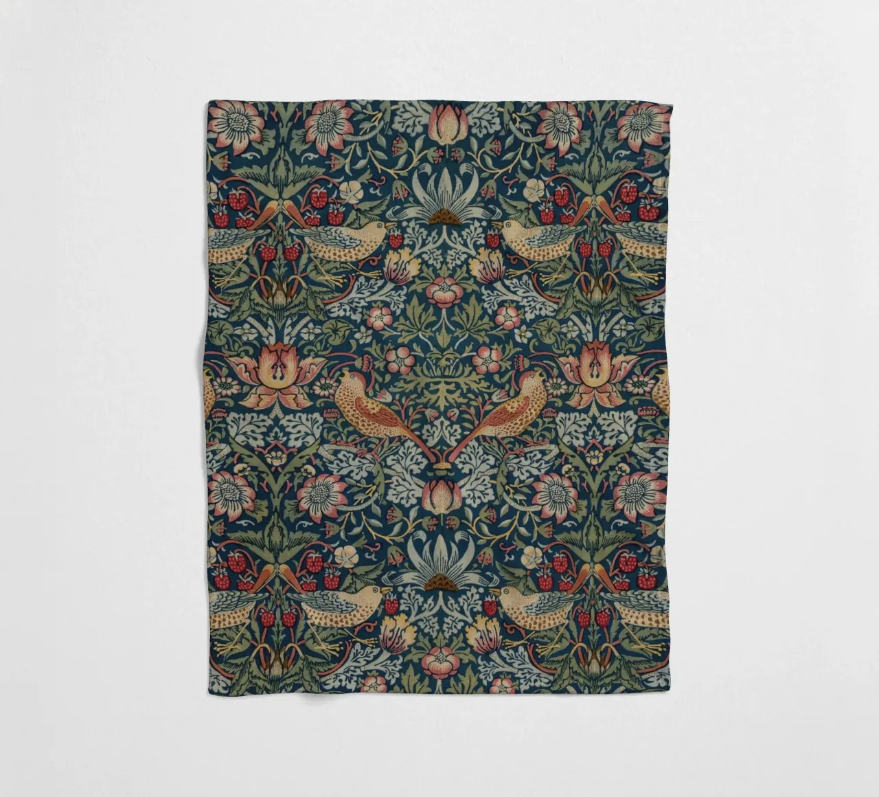 William Morris - Cartamodello Ladro di fragole coperta in pile da William Store