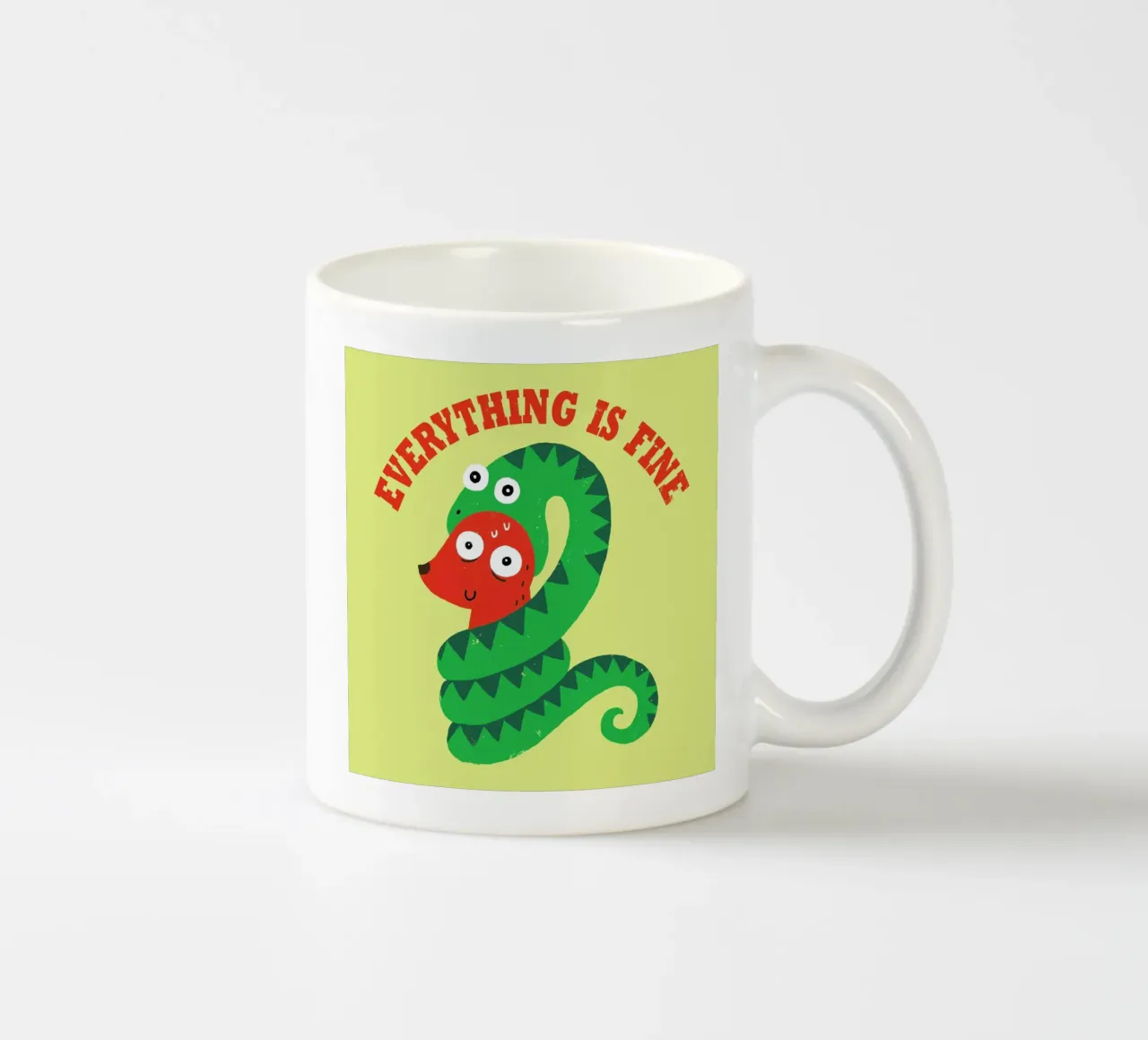 Everything Is Fine tazza in ceramica da DinoMike
