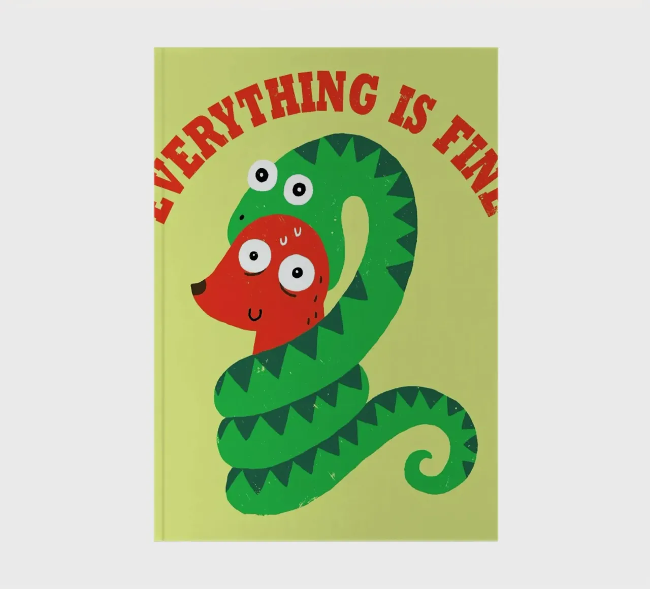 Everything Is Fine notebook by DinoMike