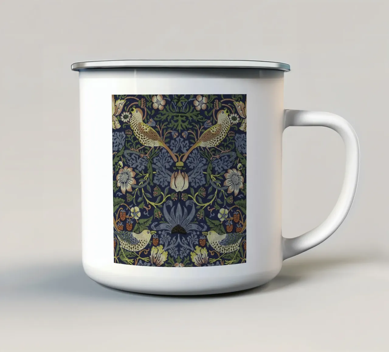 William Morris - Ladro di fragole tazza in smalto da William Store