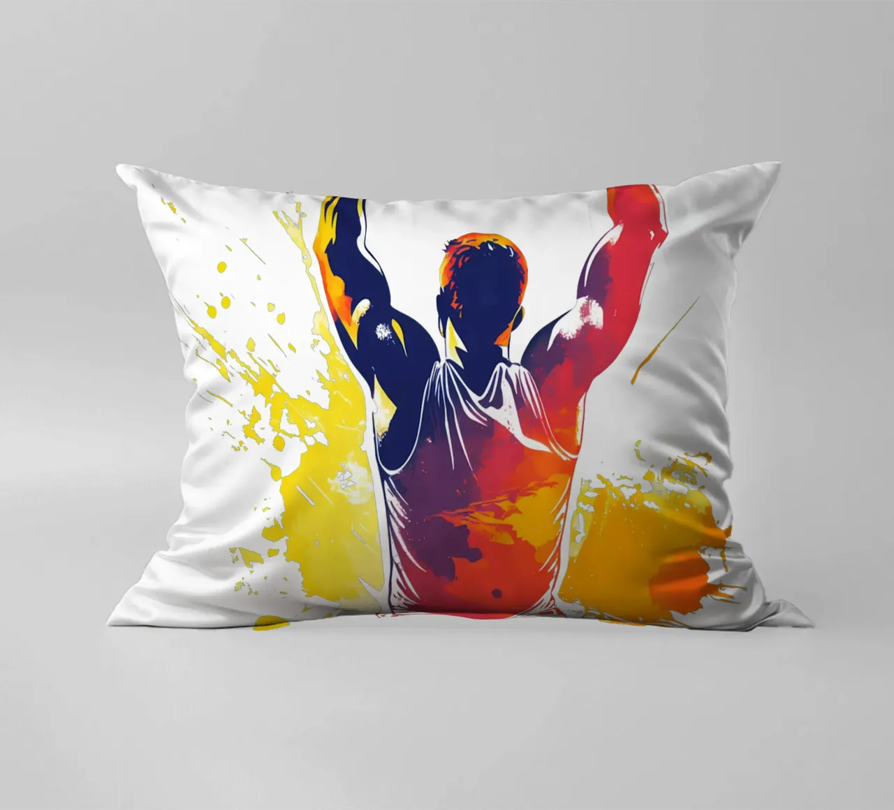 Atleet in overwinningspose Trending Now kussen van Urban Life