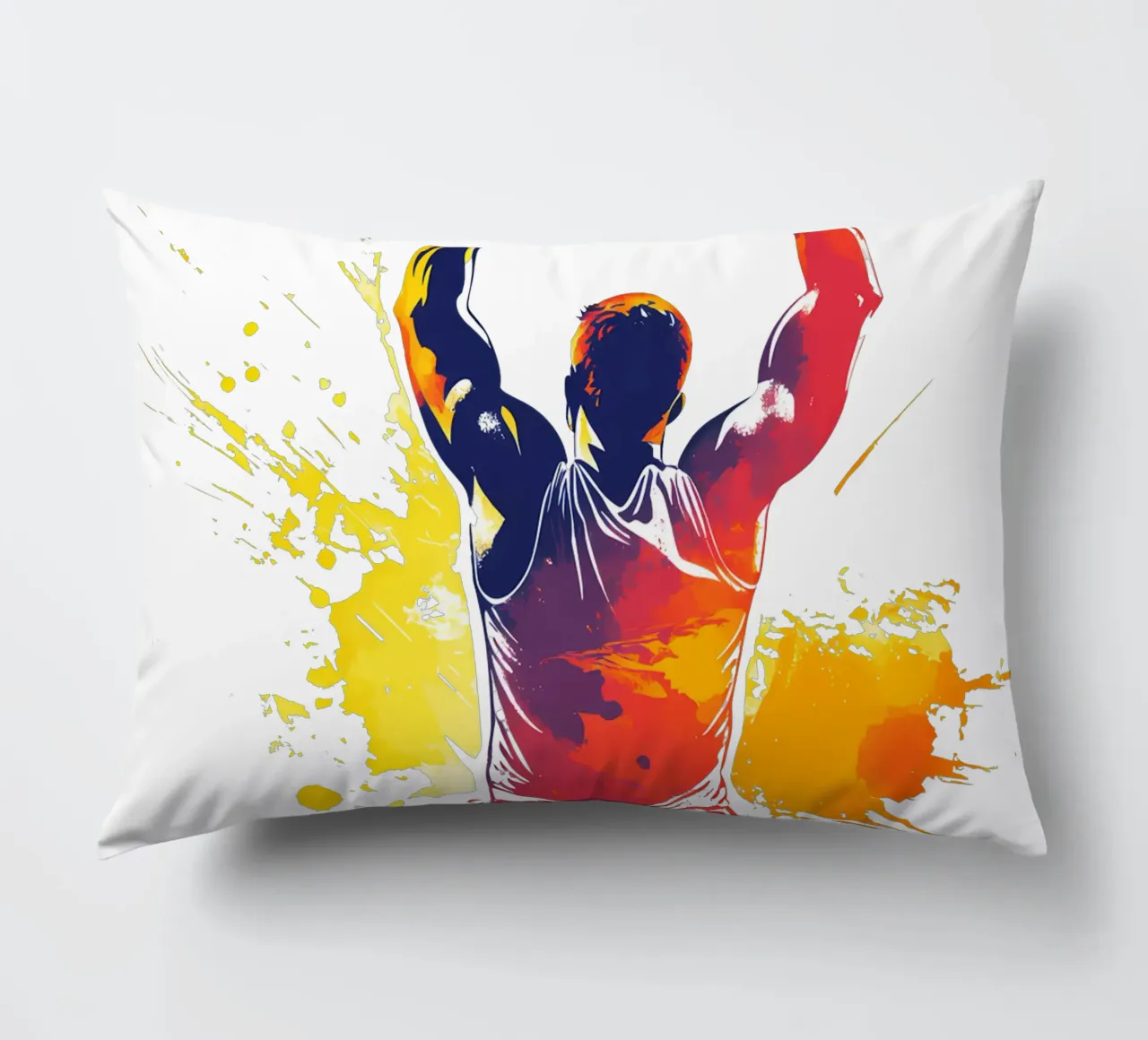 Atleet in overwinningspose Trending Now kussen van Urban Life