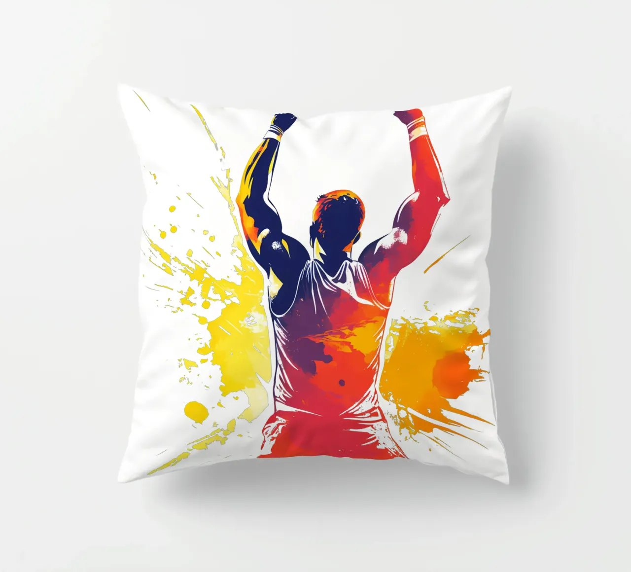 Atleet in overwinningspose Trending Now kussen van Urban Life