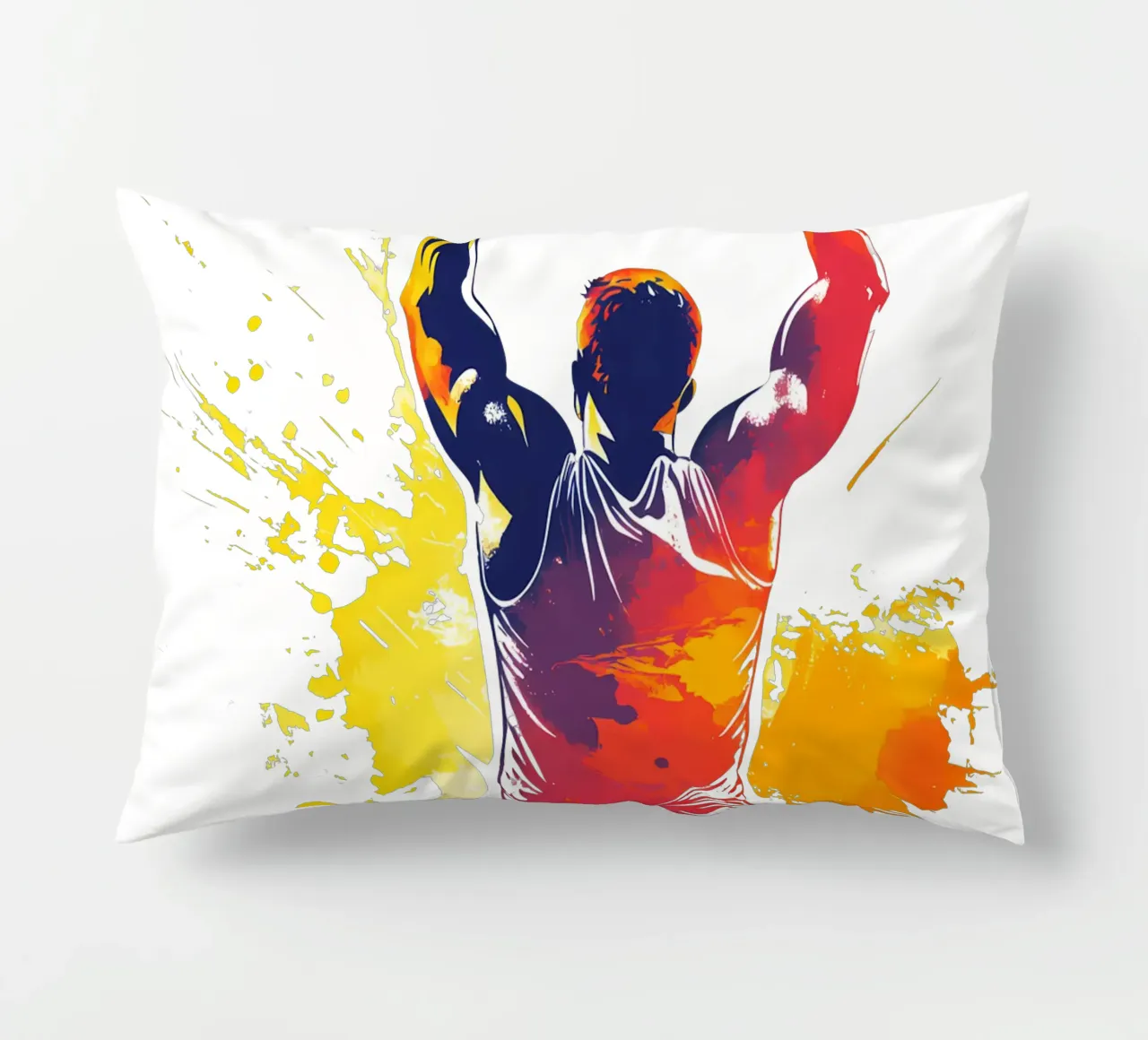 Atleet in overwinningspose Trending Now kussen van Urban Life
