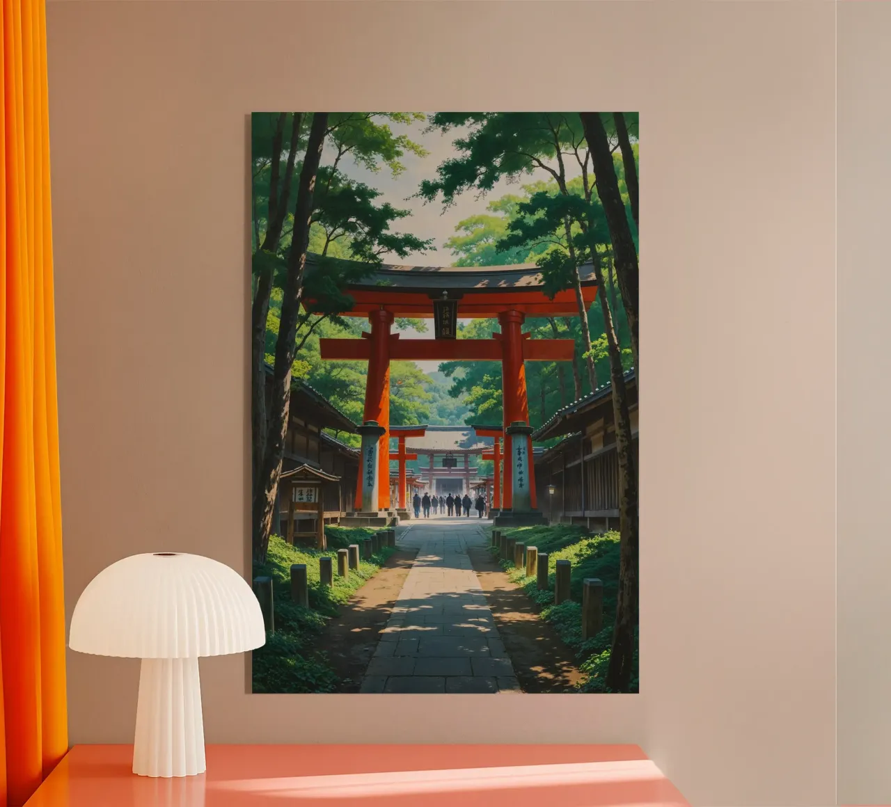 Sacred Journey Under Meiji Shrine's Verdant Canopy plexiglass da AlbertKlee