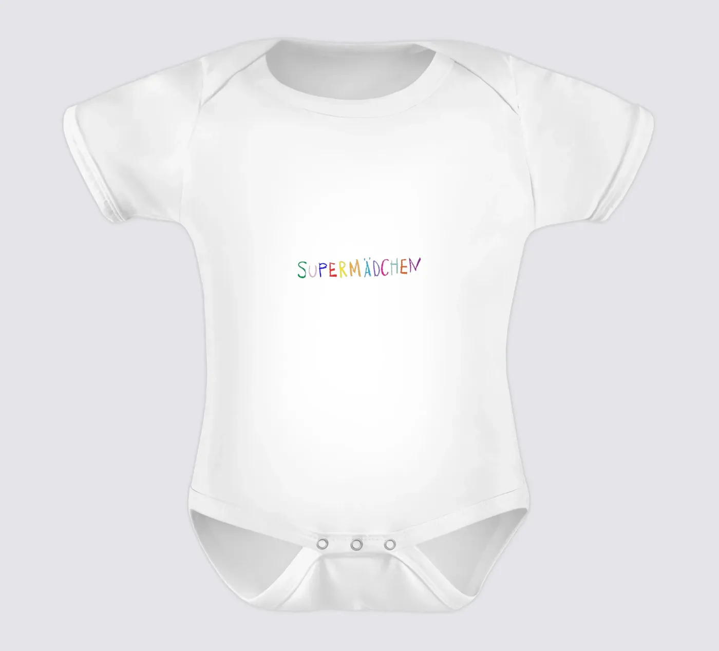 Supermädchen body bébé de Brushmeetspaper