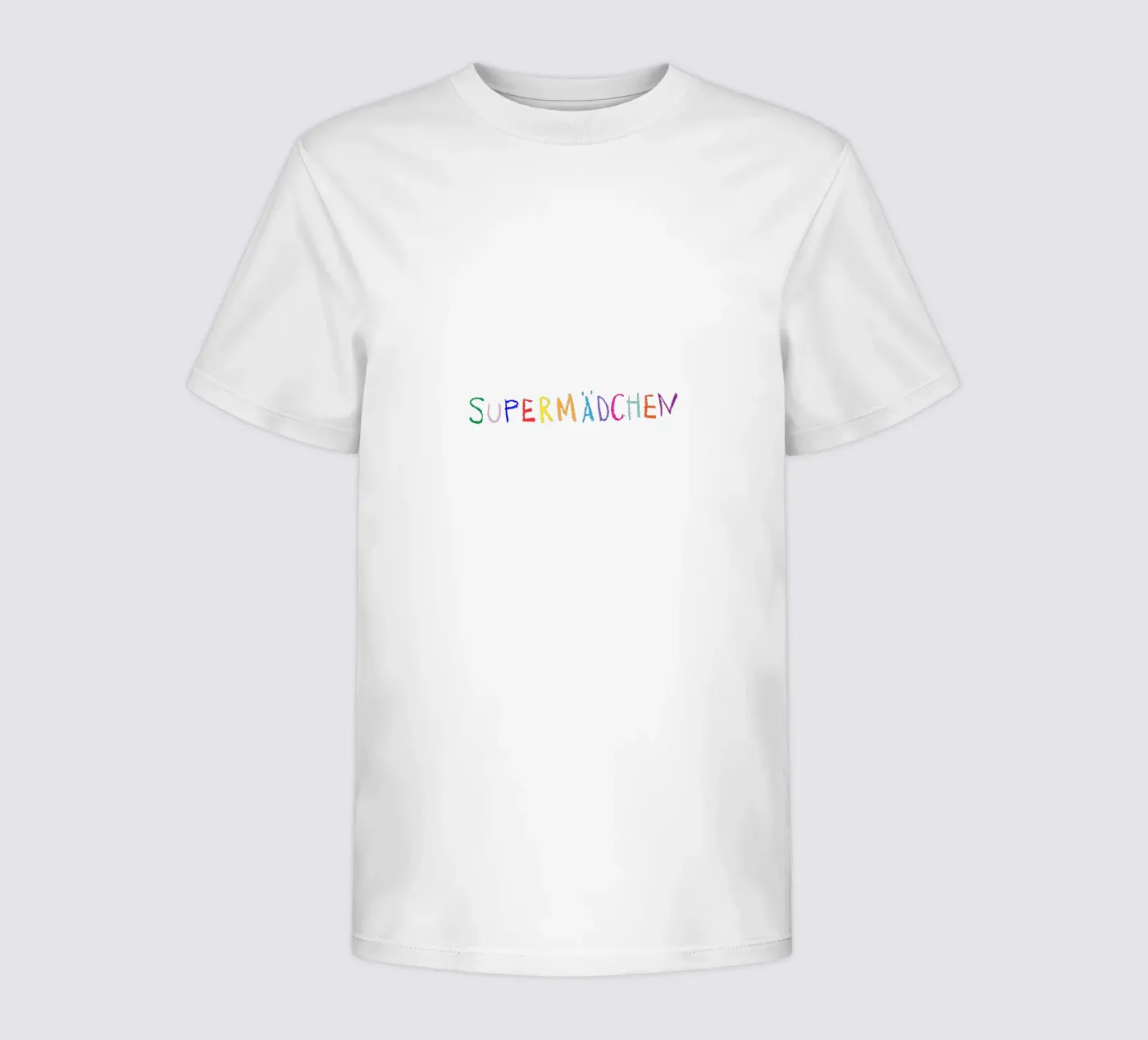 Supermädchen t-shirt bambini da Brushmeetspaper
