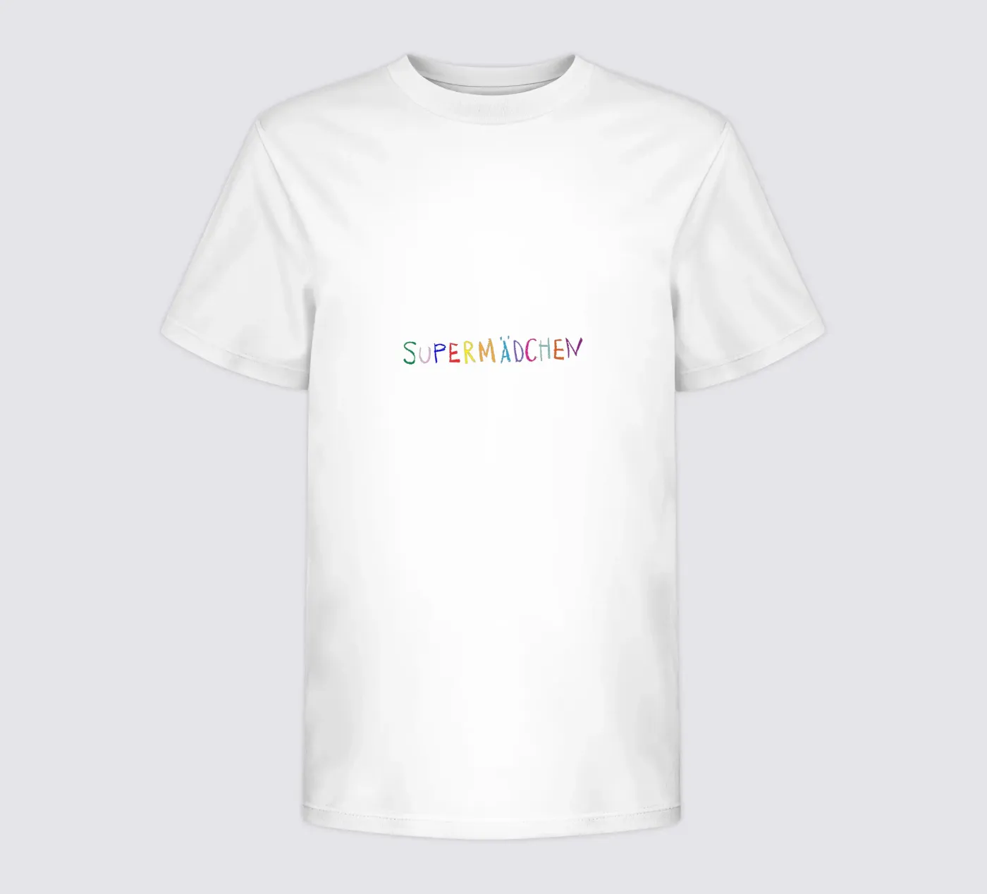 Supermädchen t-shirt bambini da Brushmeetspaper