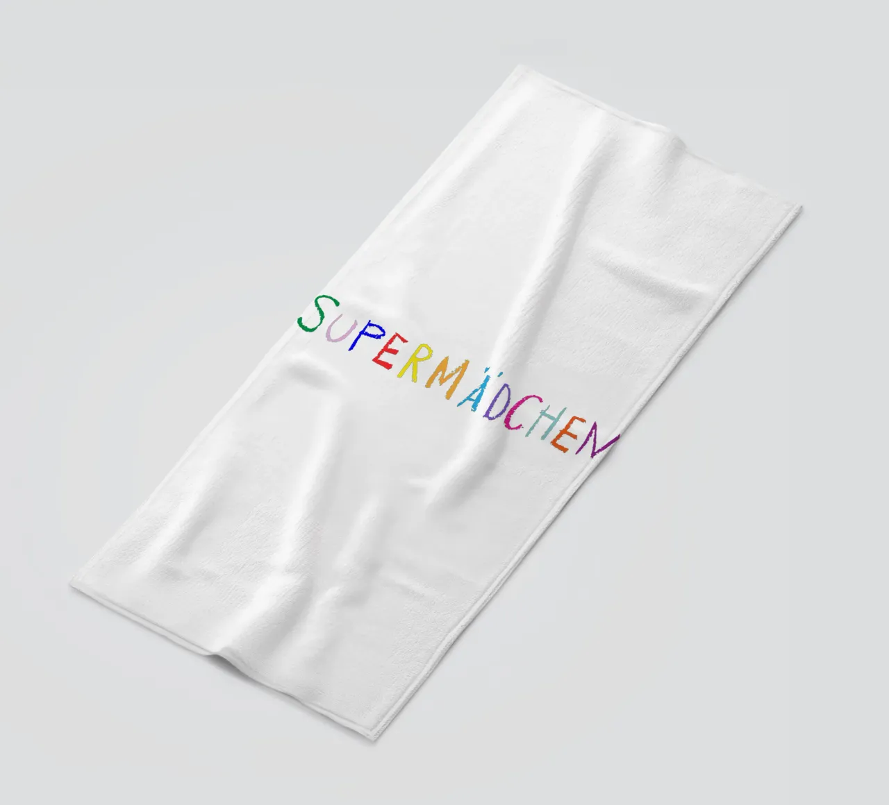 Supermädchen telo mare da Brushmeetspaper