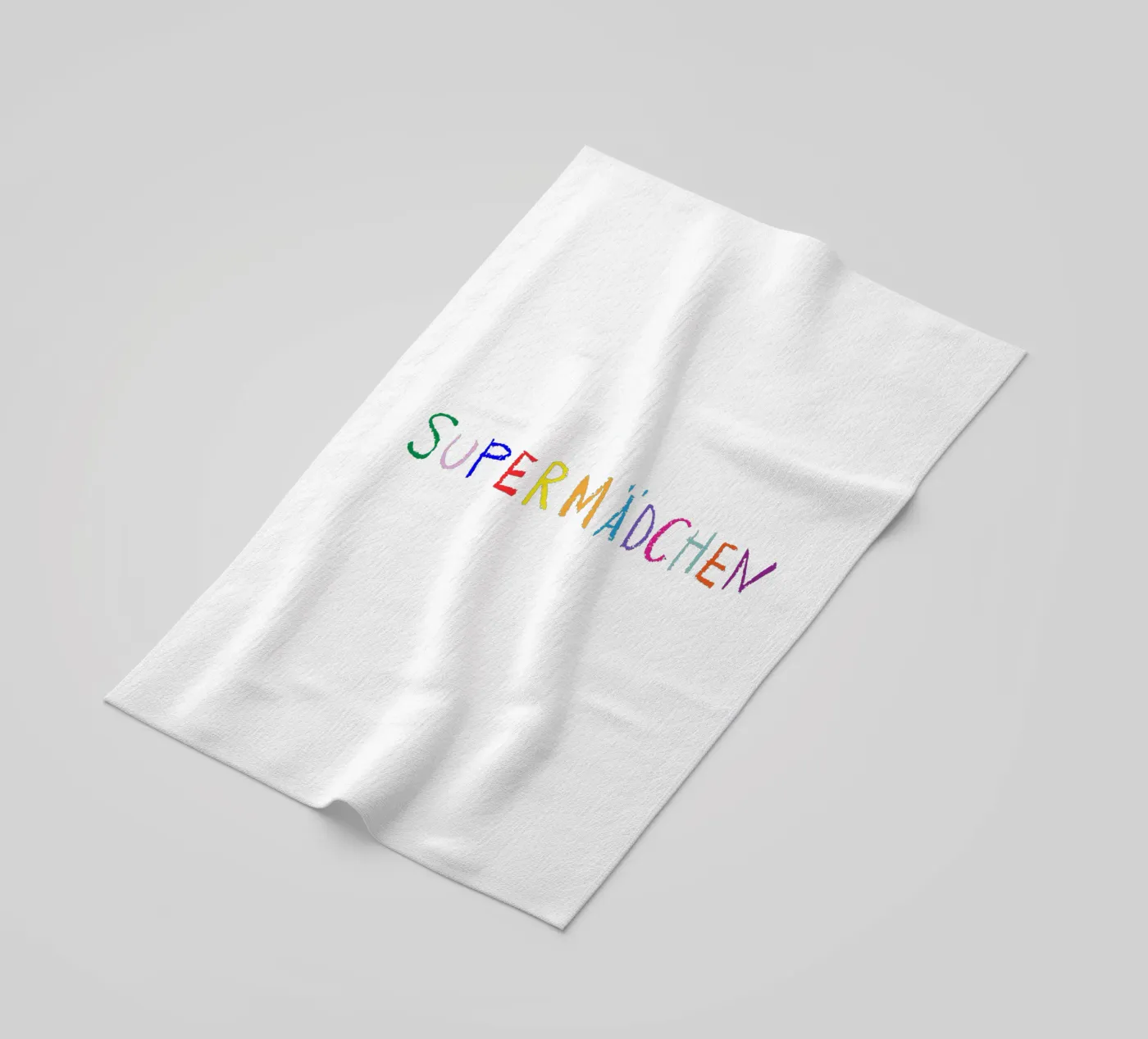 Supermädchen telo mare da Brushmeetspaper