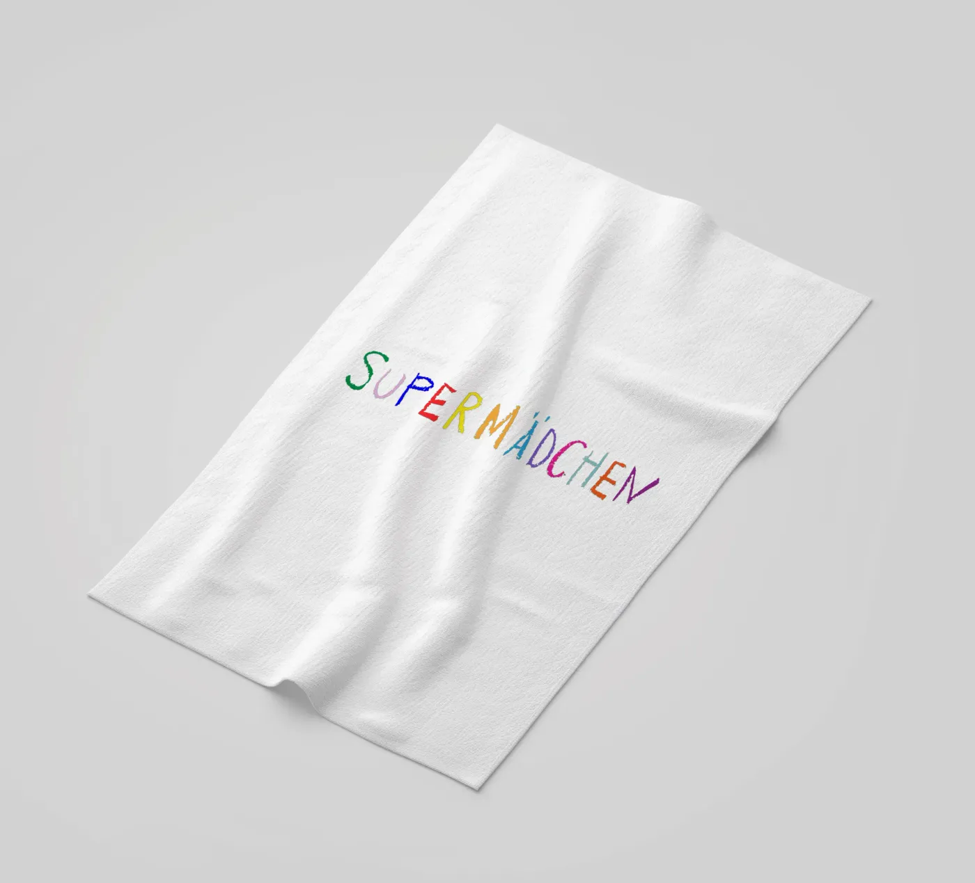 Supermädchen telo mare da Brushmeetspaper