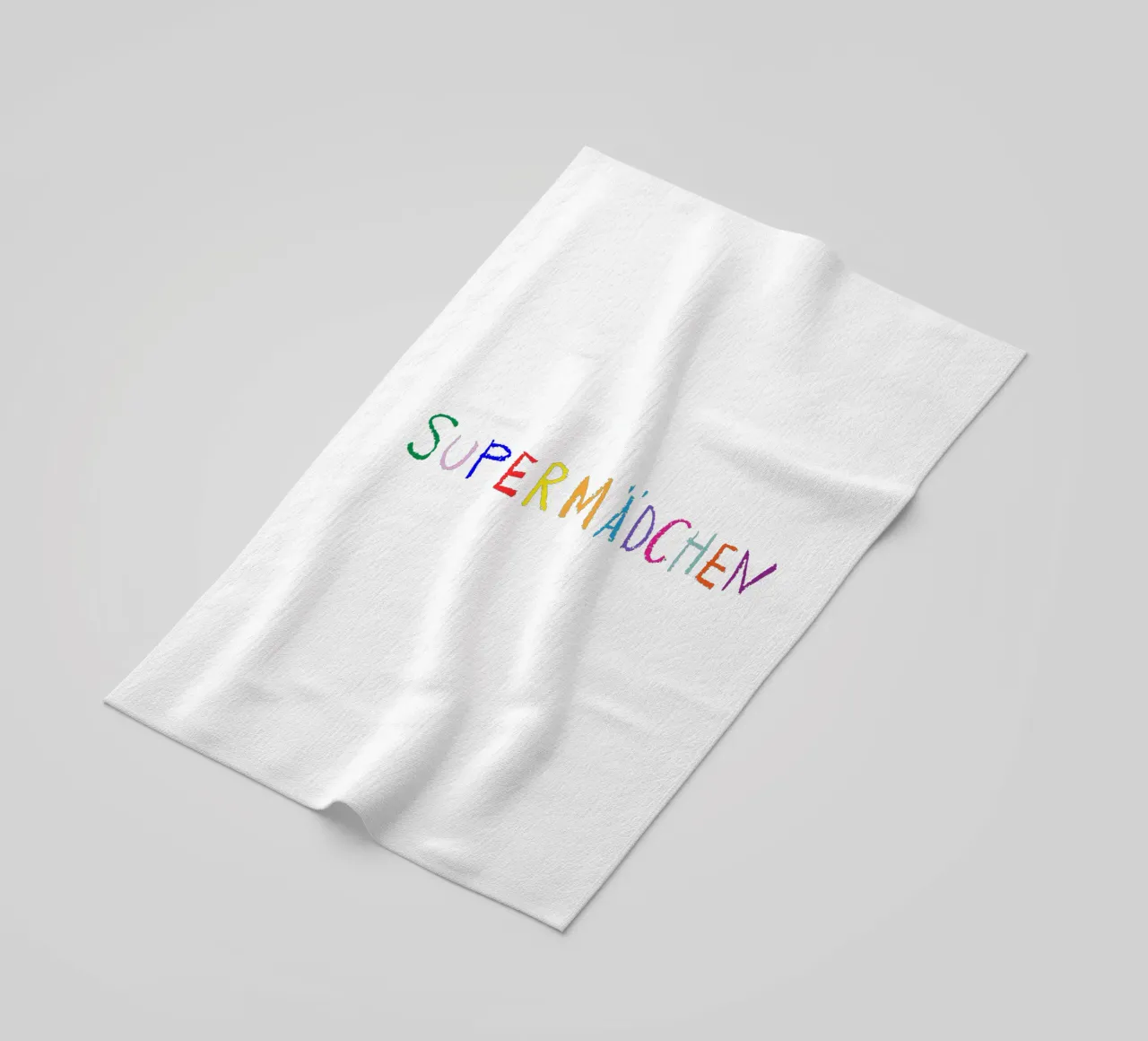 Supermädchen telo mare da Brushmeetspaper