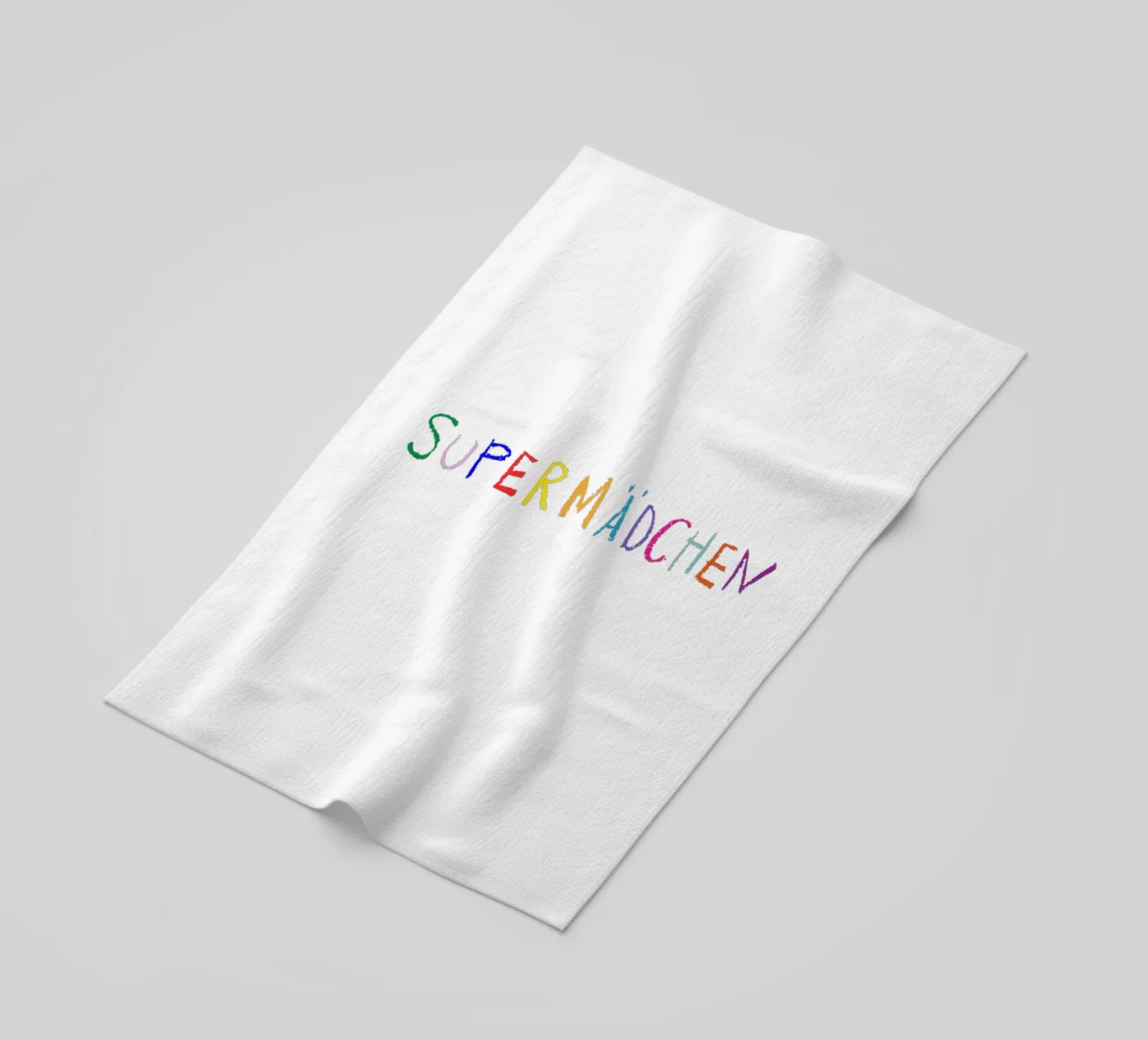 Supermädchen telo mare da Brushmeetspaper