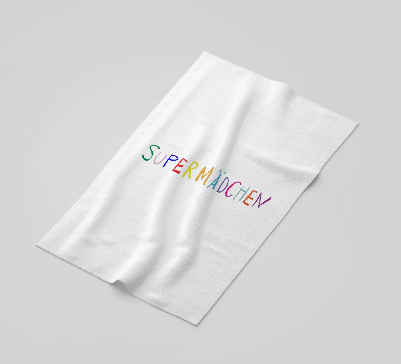 Supermädchen telo mare da Brushmeetspaper