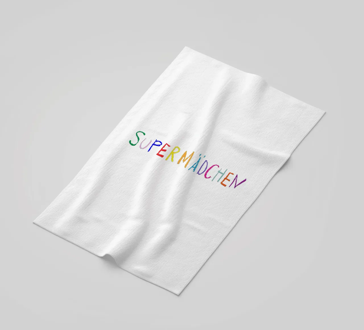 Supermädchen telo mare da Brushmeetspaper