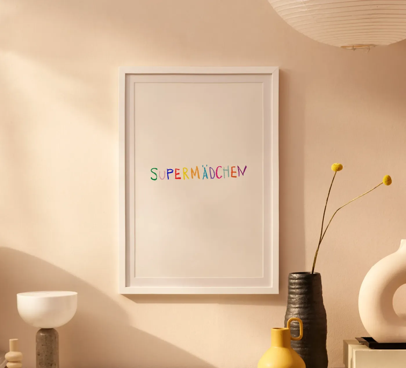 Supermädchen poster by Brushmeetspaper