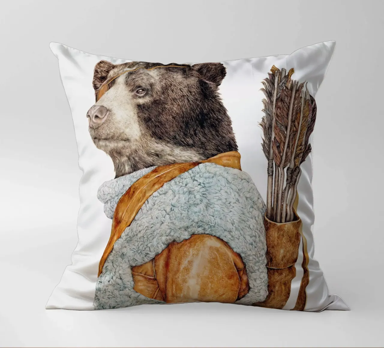 Orso cacciatore cuscino da Animal Crew