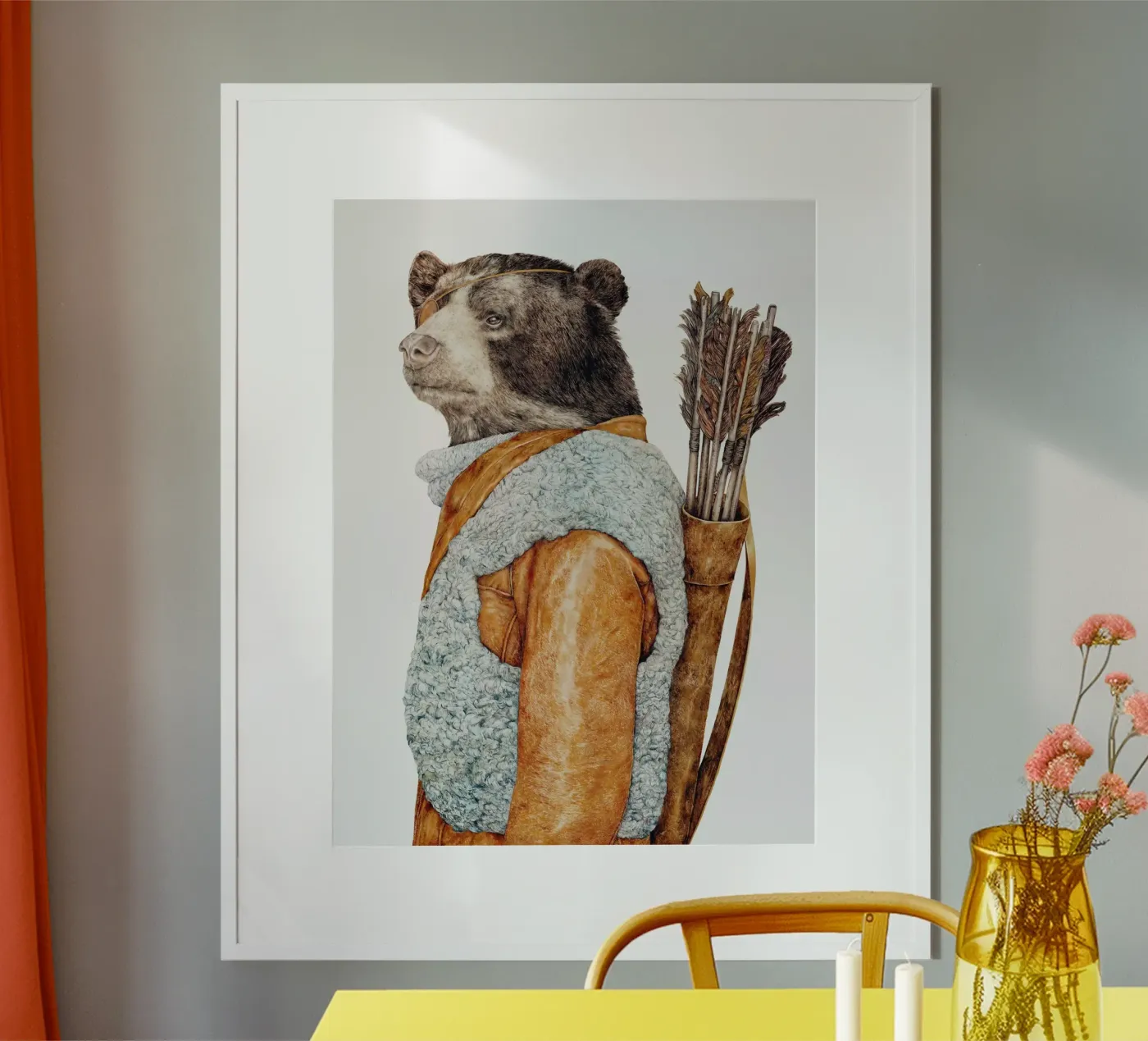 Hunter Bear poster da Animal Crew