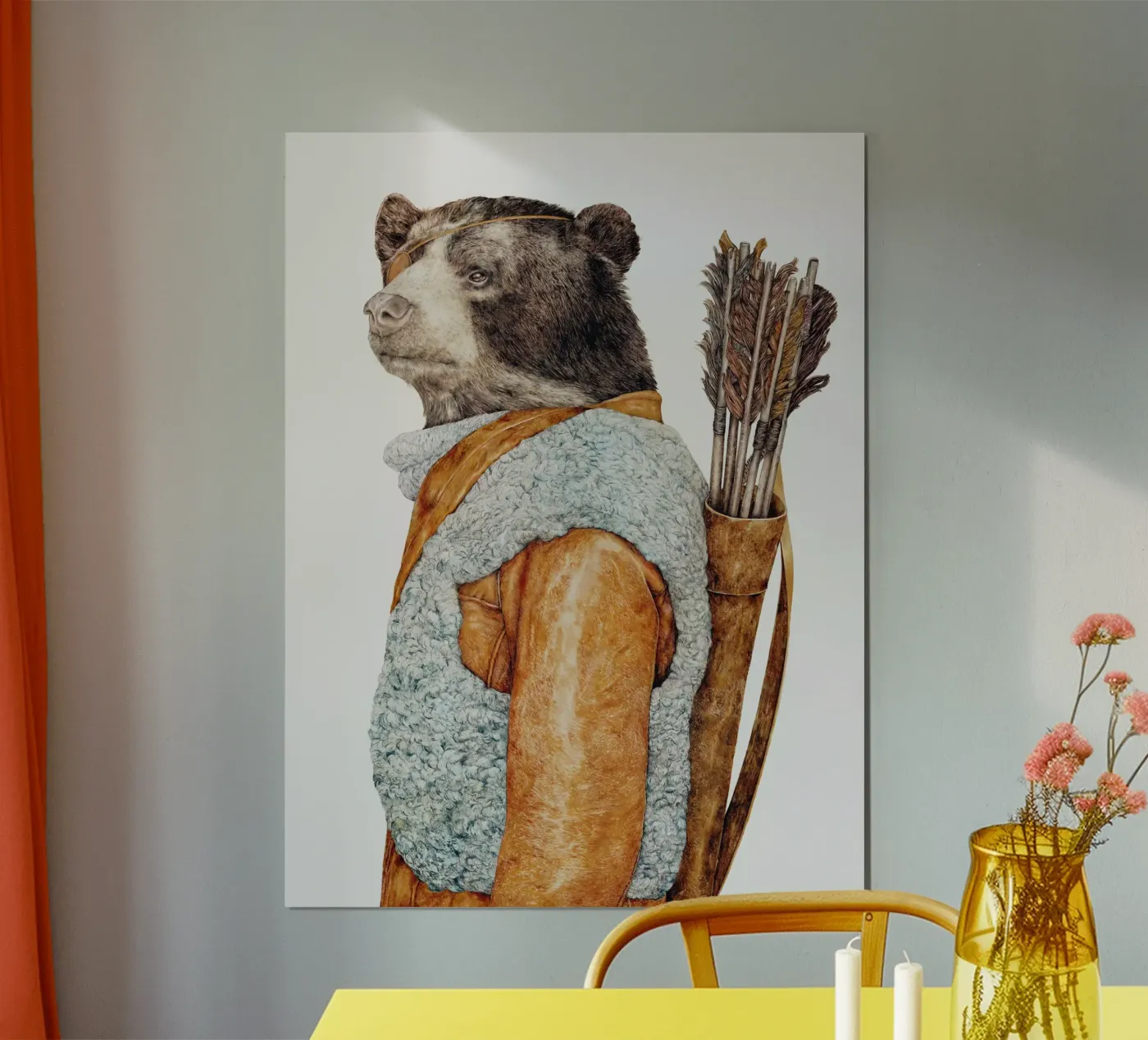 Orso cacciatore poster da Animal Crew