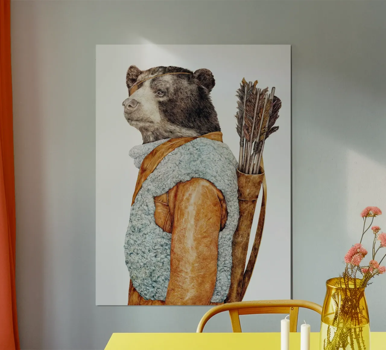 Hunter Bear poster by Animal Crew