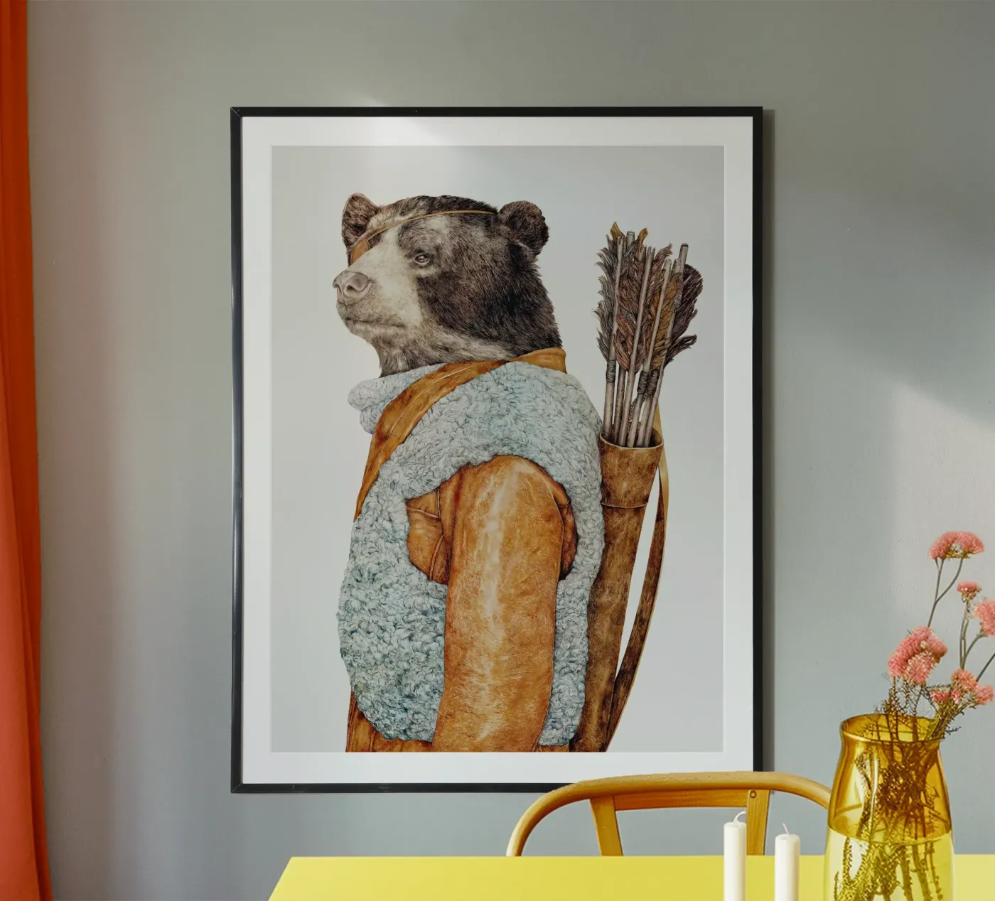 Orso cacciatore poster da Animal Crew
