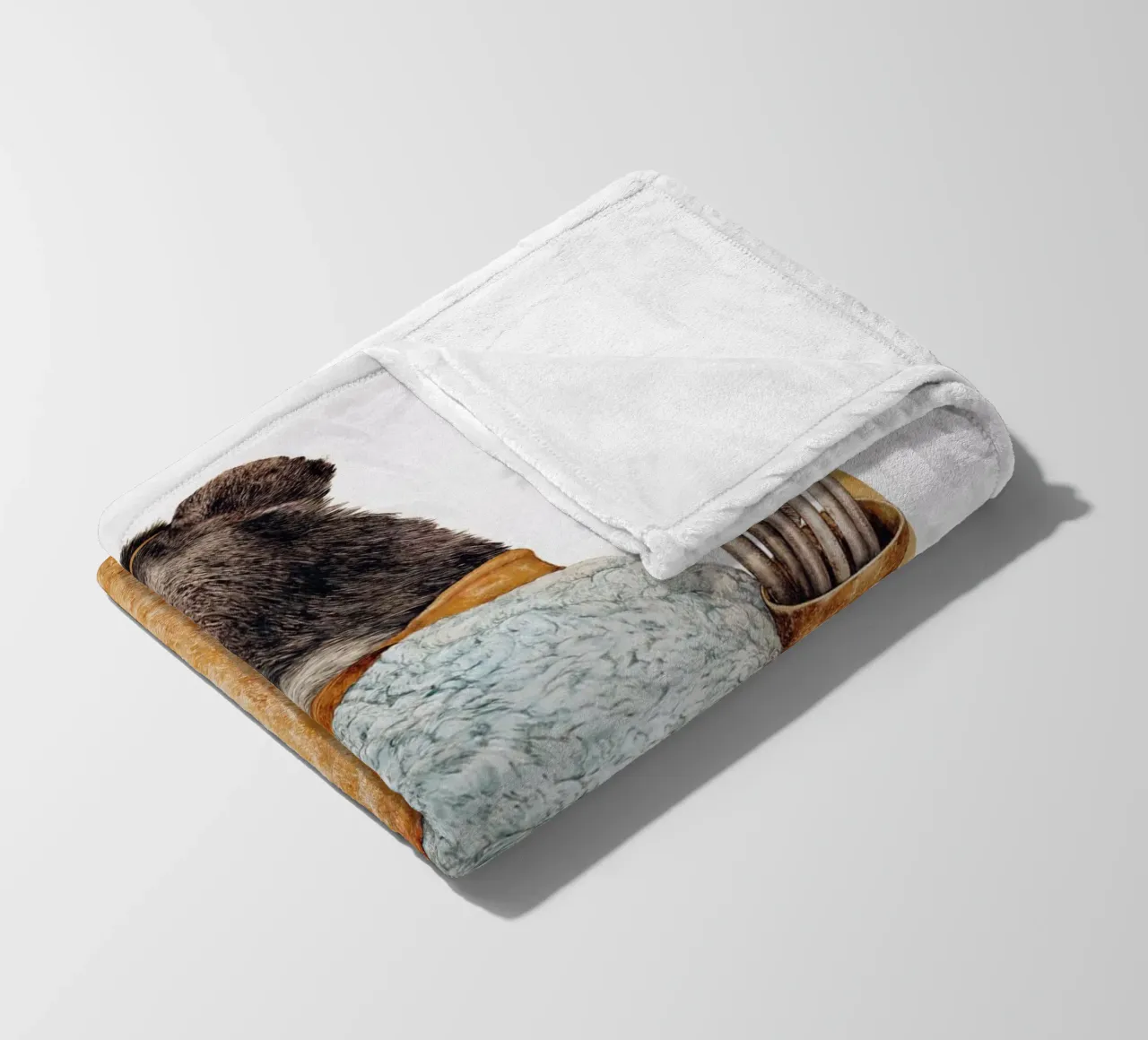 Orso cacciatore coperta in pile da Animal Crew