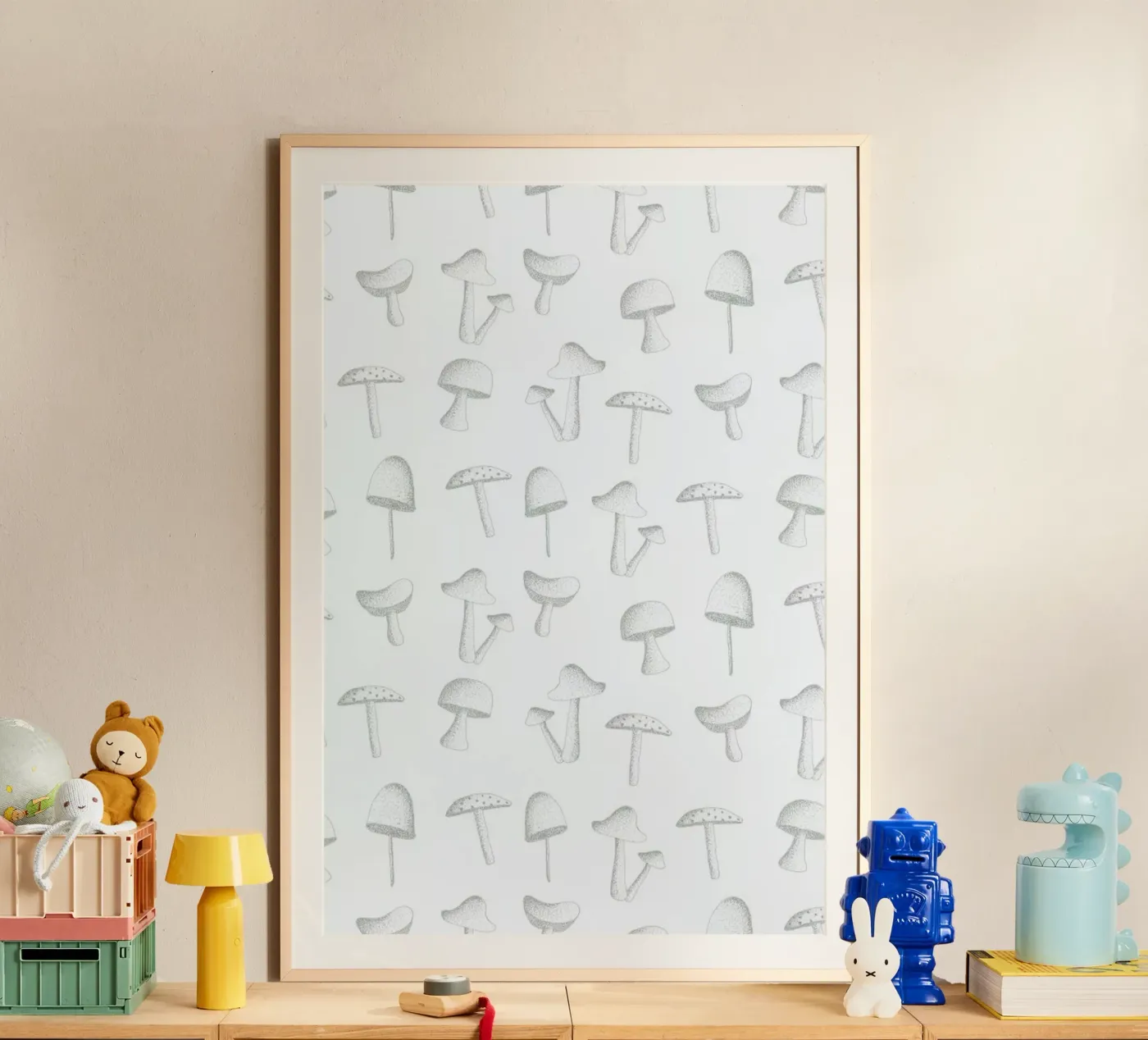 Mushrooms poster da Jana Otto